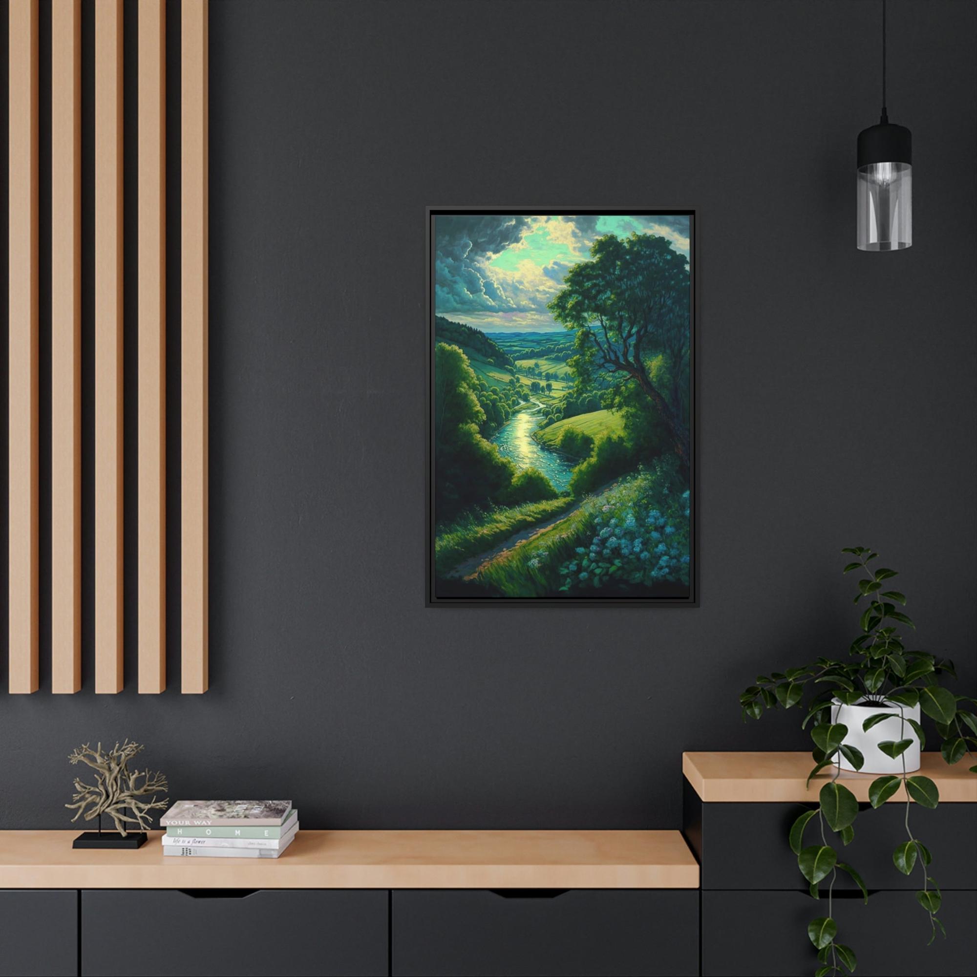 Lakes And Rivers Tranquil Waterscapes: Lakes and Rivers on Canvas and Framed Poster Art
