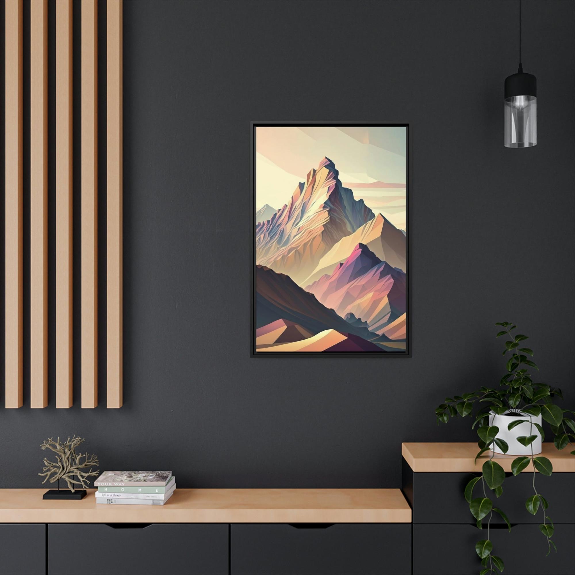 Mountains Natures Natural Masterpiece: A Mountain Range on Canvas