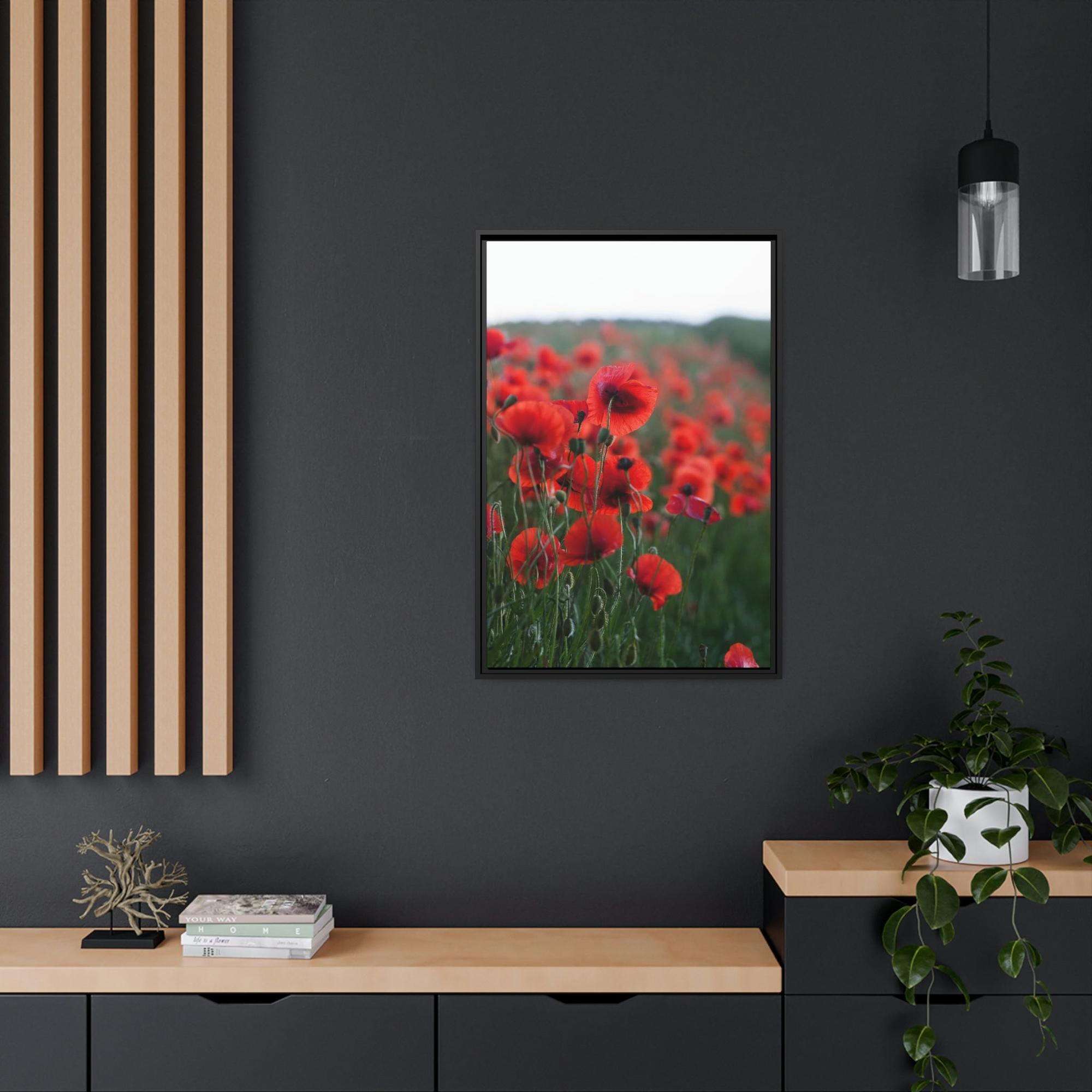 Poppies Fields of Red: A Painting of Poppies in Bloom