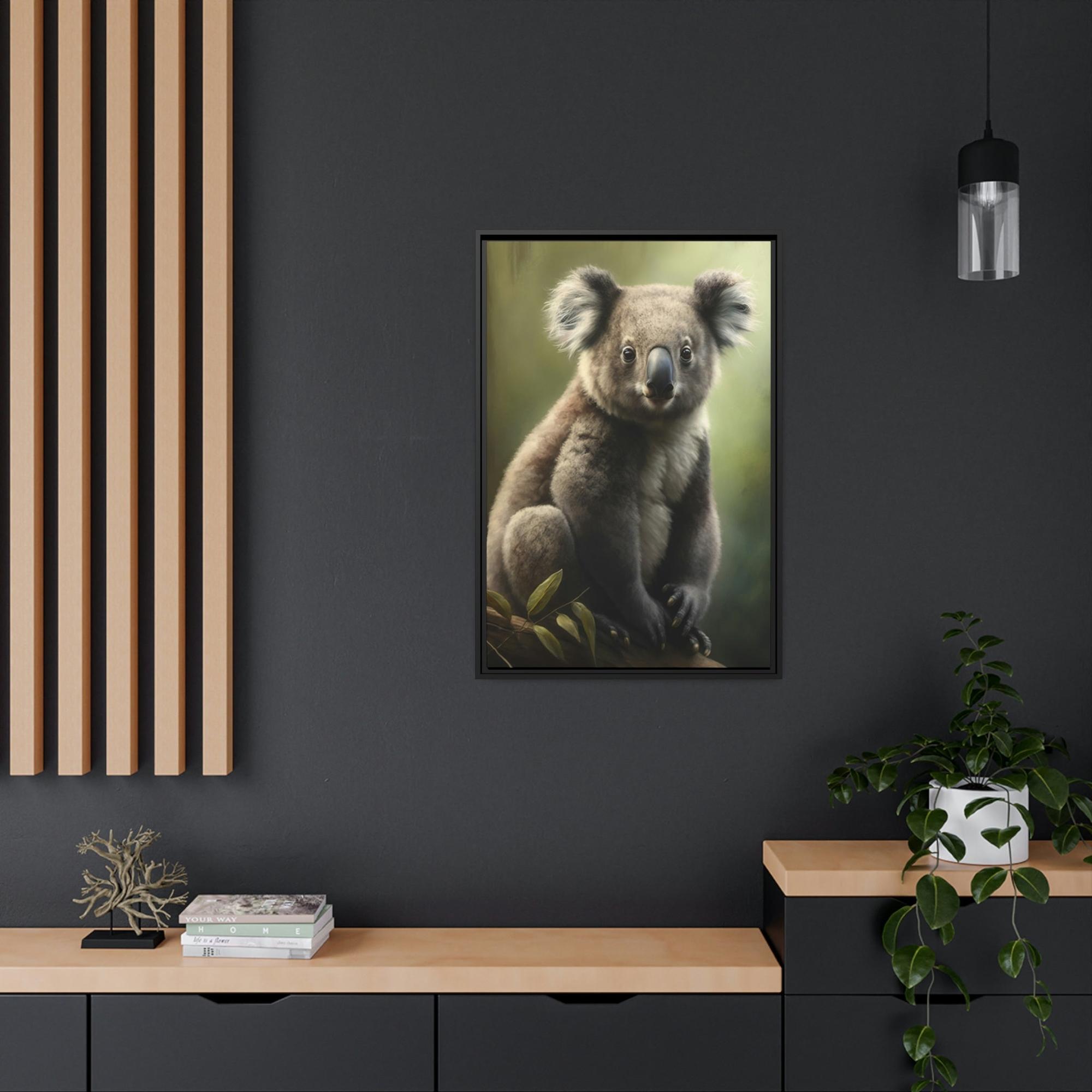 Koalas Koala Love: A Whimsical and Colorful Painting on Canvas
