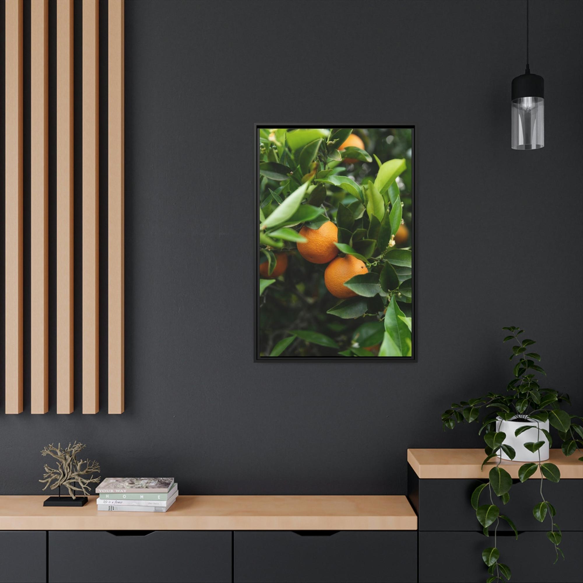 Fruit Trees Vivid Orchard: Fruit Trees Canvas Wall Decor