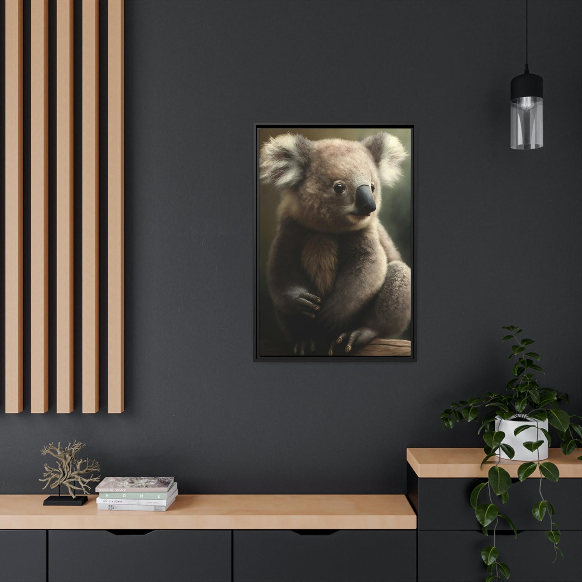 Koalas A Koala's Serenity: A Calming Painting on Canvas