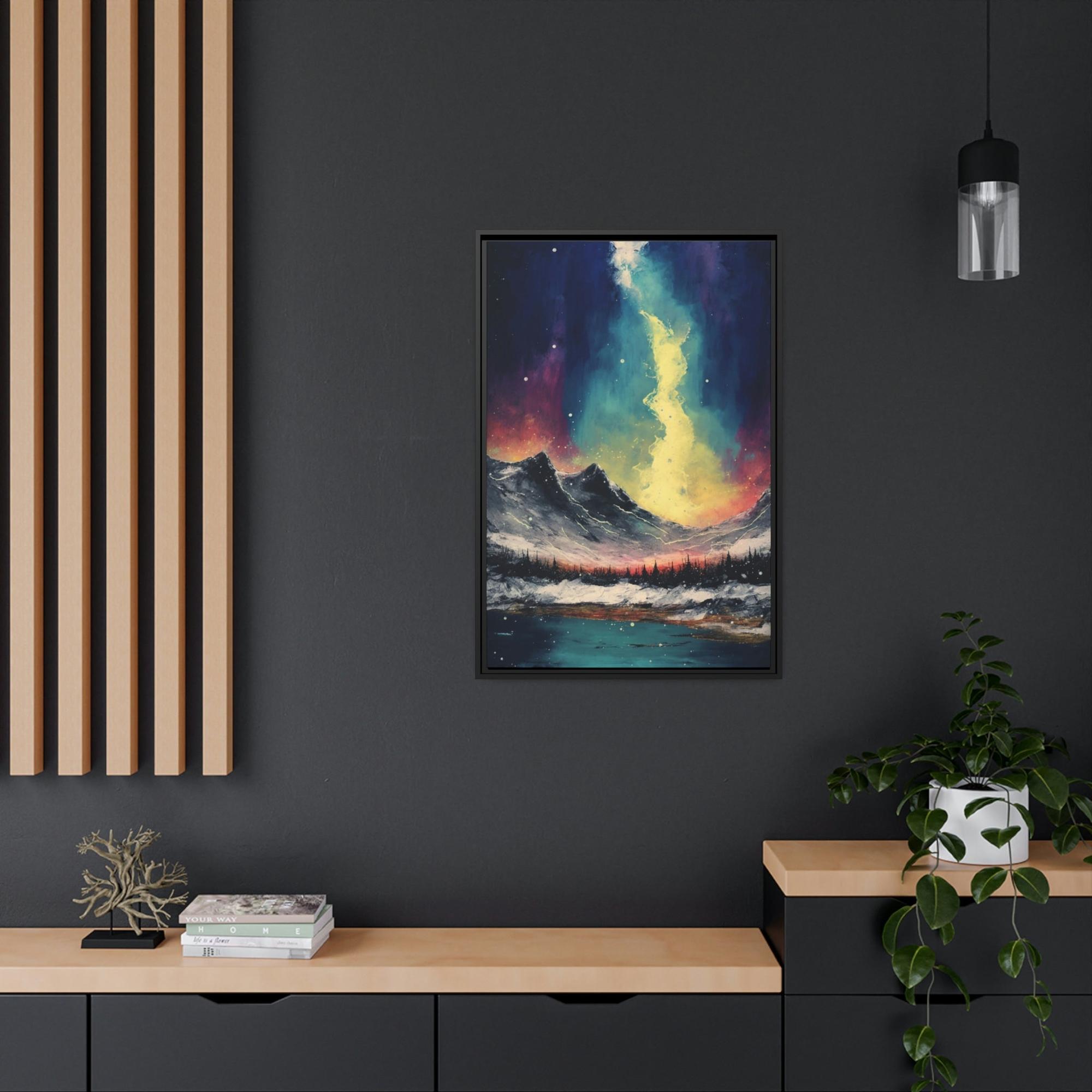 Abstract Landscape Landscape Impression: A Framed Poster & Canvas Print of an Artistic View