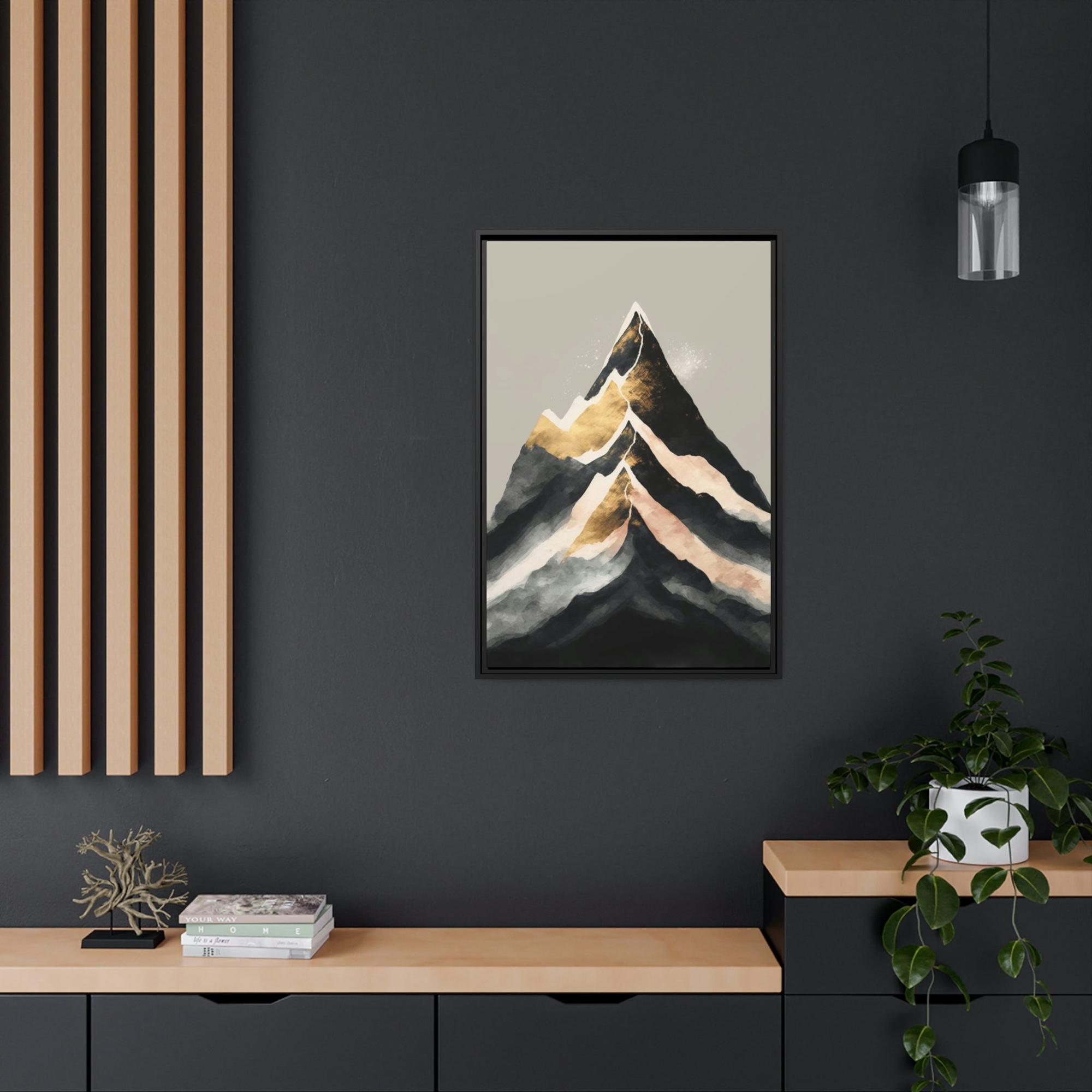 Abstract Landscape Harmony of Forms: A Natural Canvas & Poster Wall Art of an Abstract Landscape