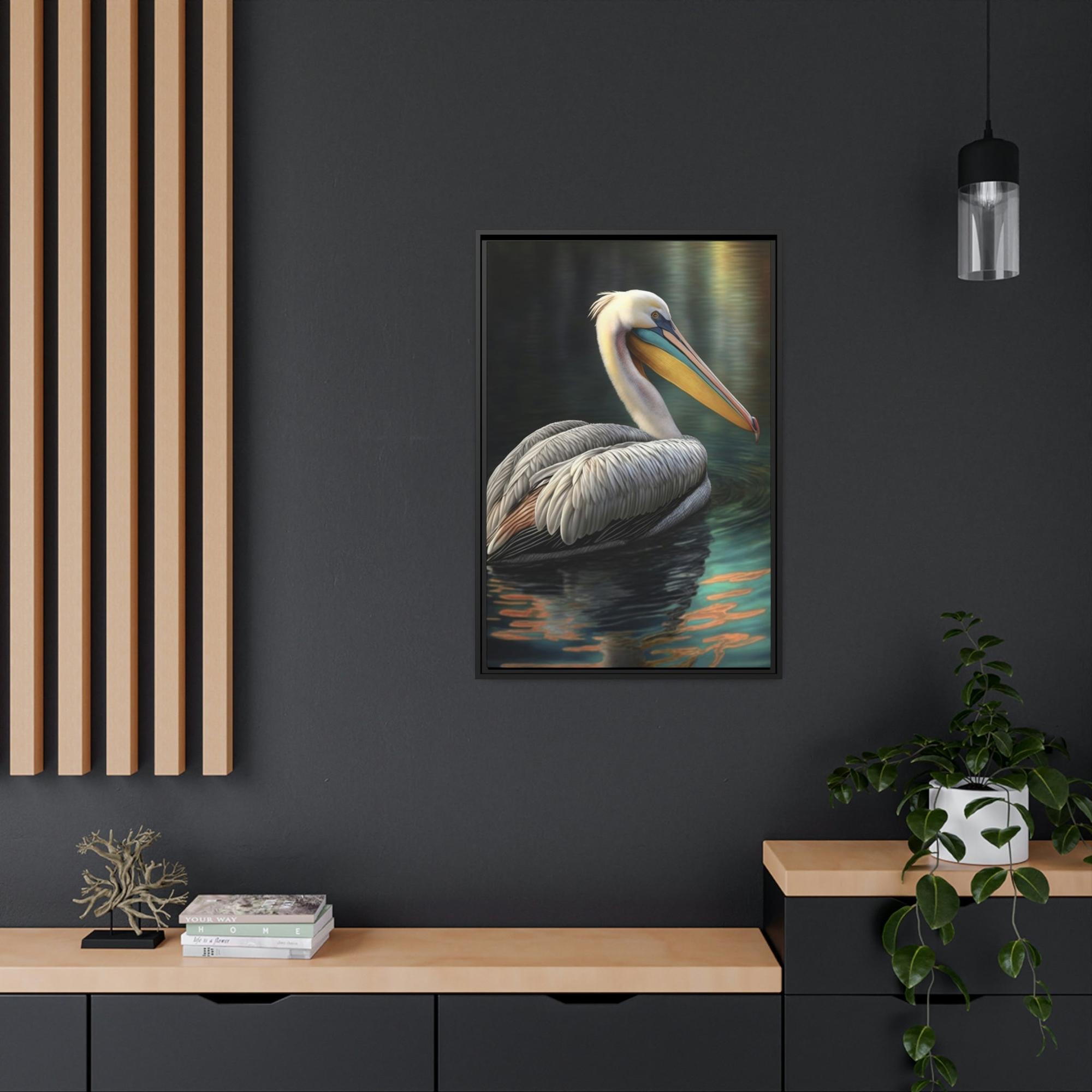 Pelicans Pelican's Perch: A Coastal Canvas Delight