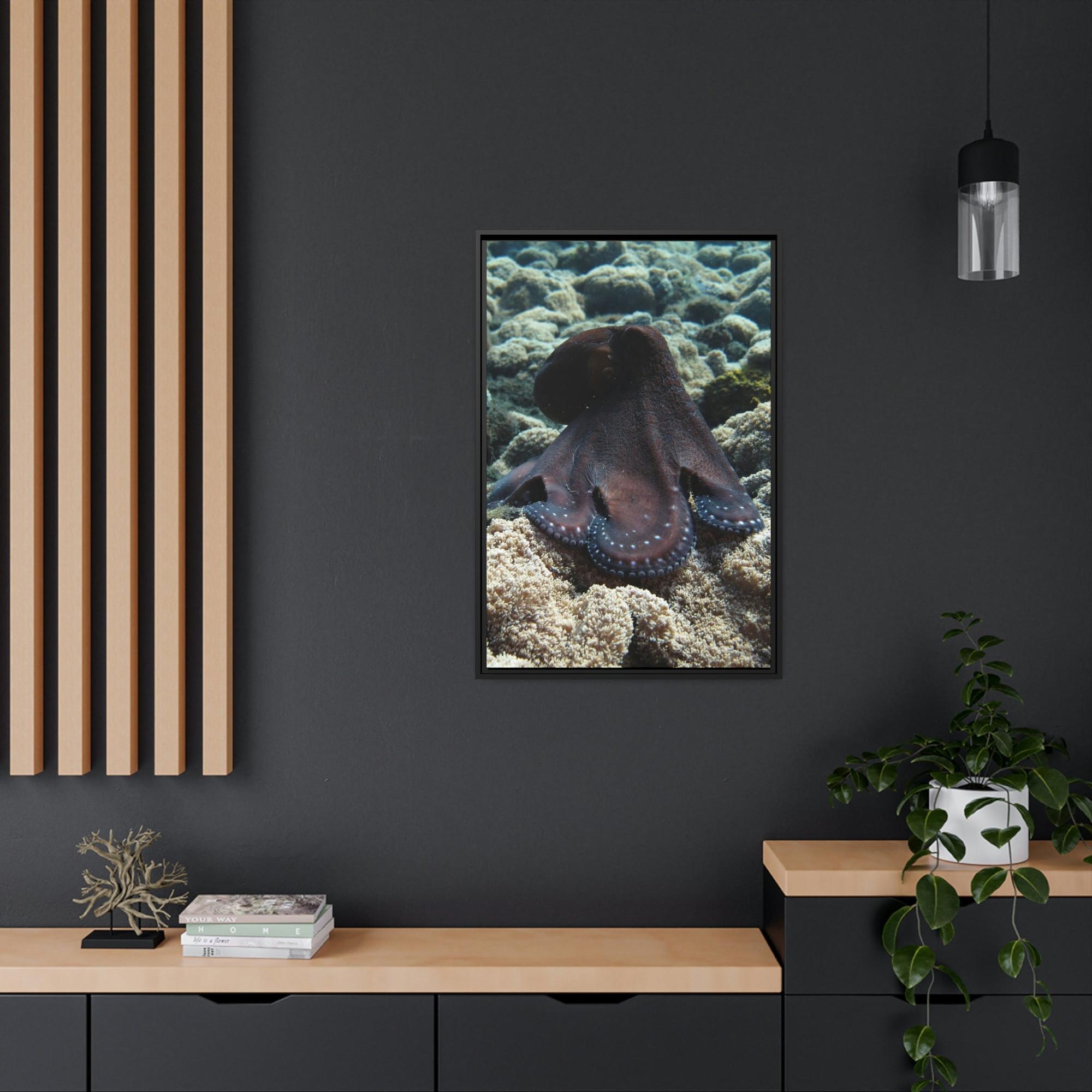 Octopuses The Enchantment of Octopuses: A Mysterious and Captivating Painting on Canvas