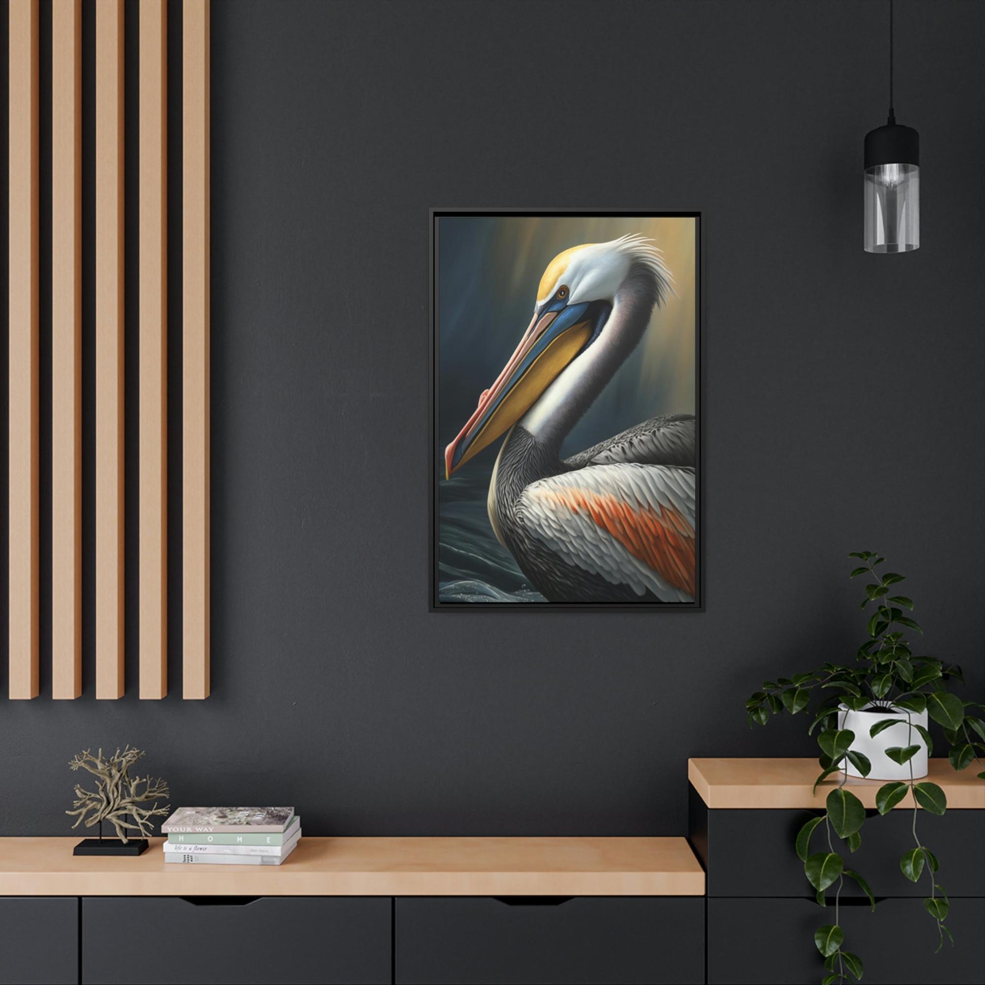 Pelicans Pelican's Voyage: A Canvas Coastal Adventure