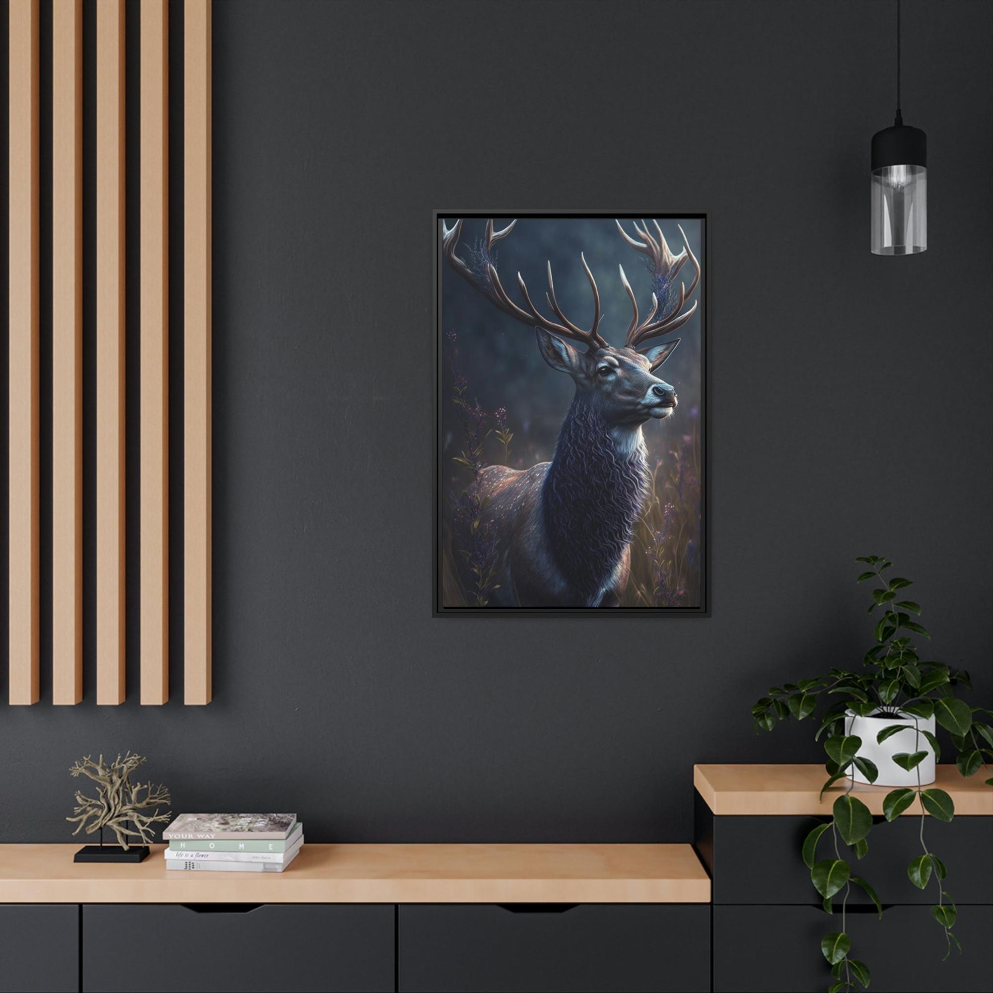 Deers Deer Dreaming: A Canvas Forest Fantasy