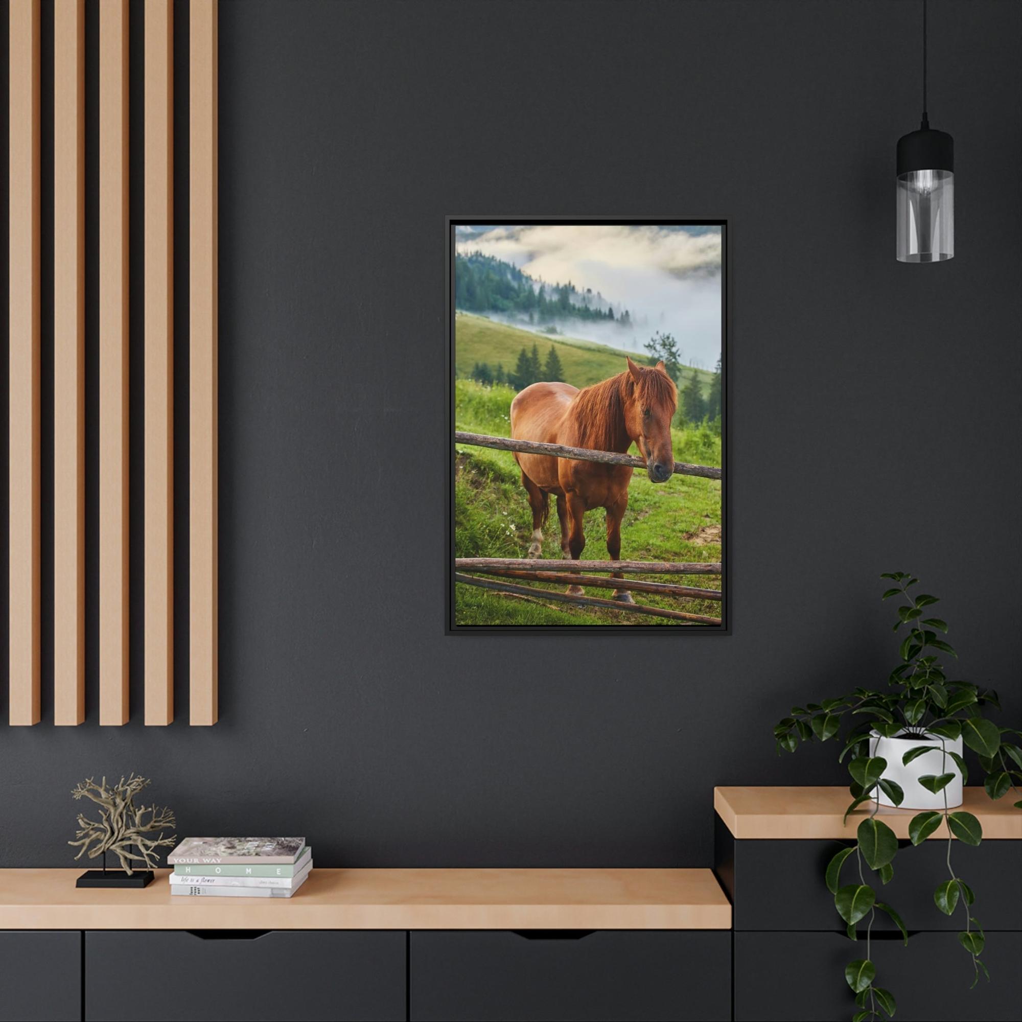 Animals Majestic Horse: A Stunning Animal Painting on Canvas to Adorn Your Wall