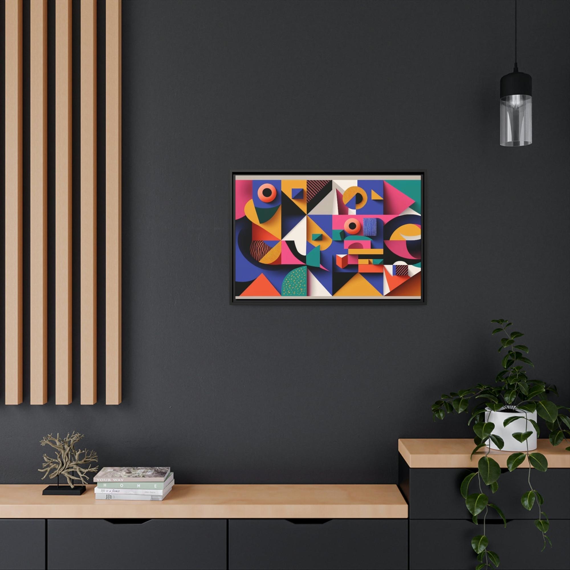 Abstract Geometric Geometric Harmony: Canvas & Poster Print of Abstract Art