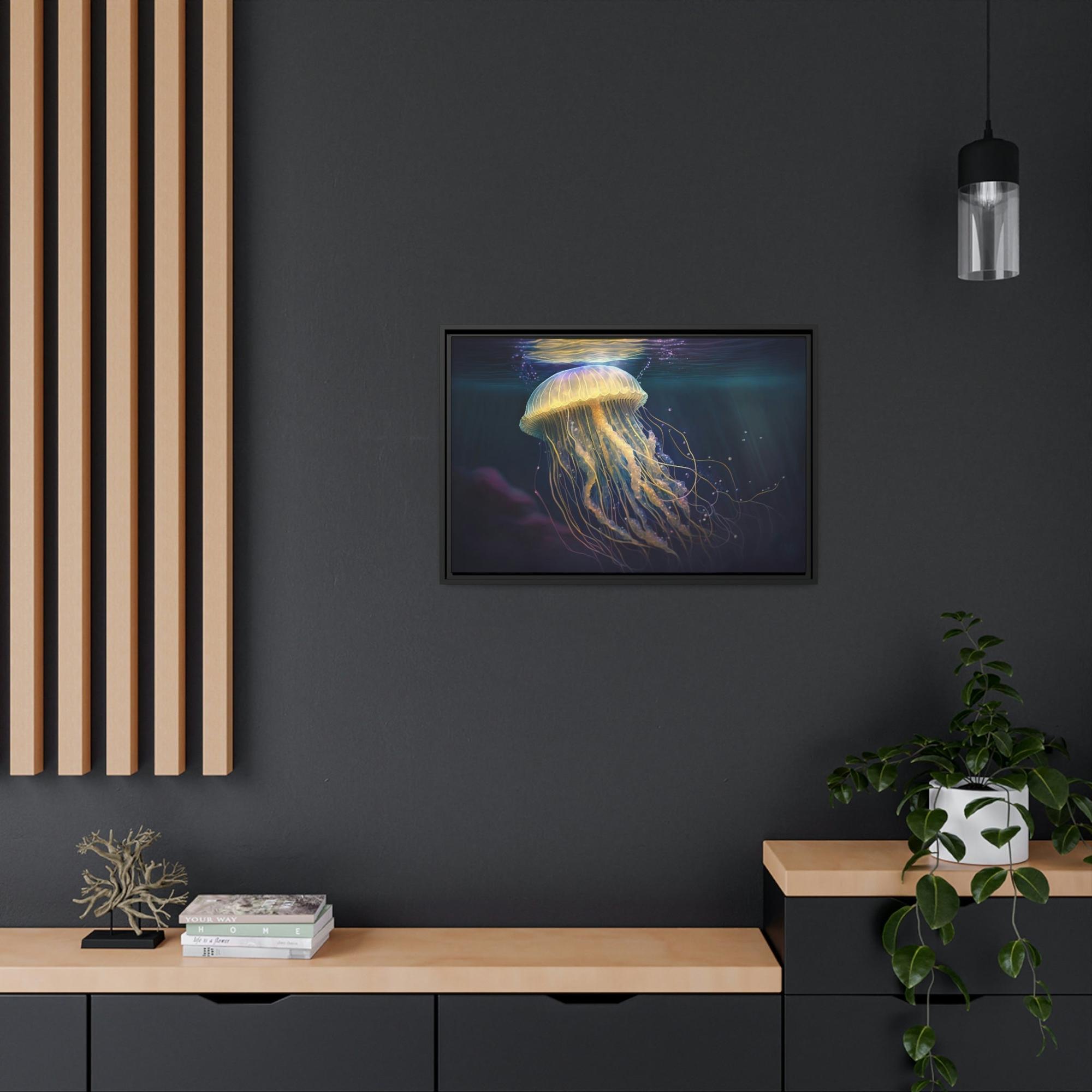 Jellyfishs Jellyfish Wonder: Captivating Canvas Wall Art Prints for Ocean Lovers
