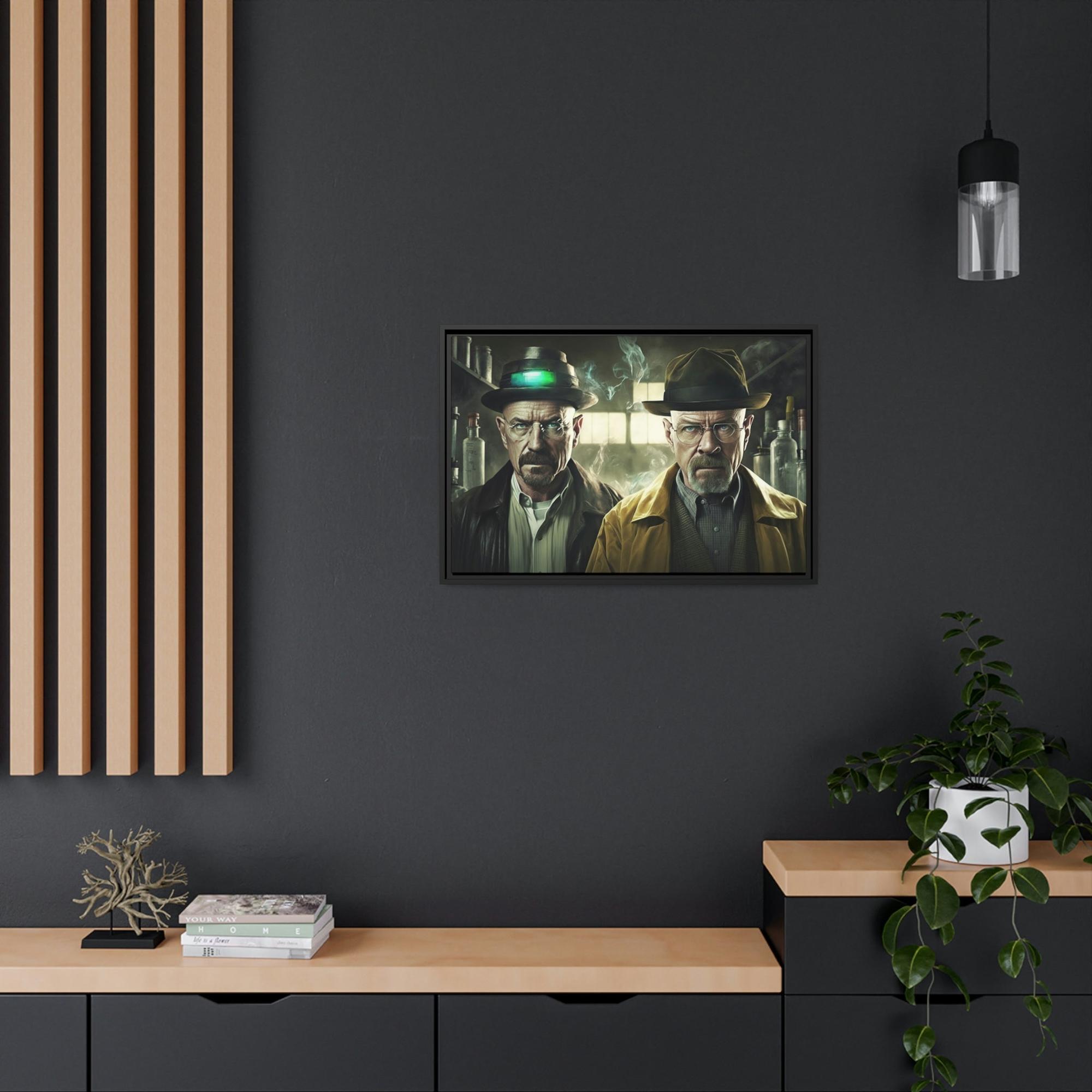 Breaking Bad Heisenberg's Legacy: Iconic Breaking Bad Artwork on Canvas