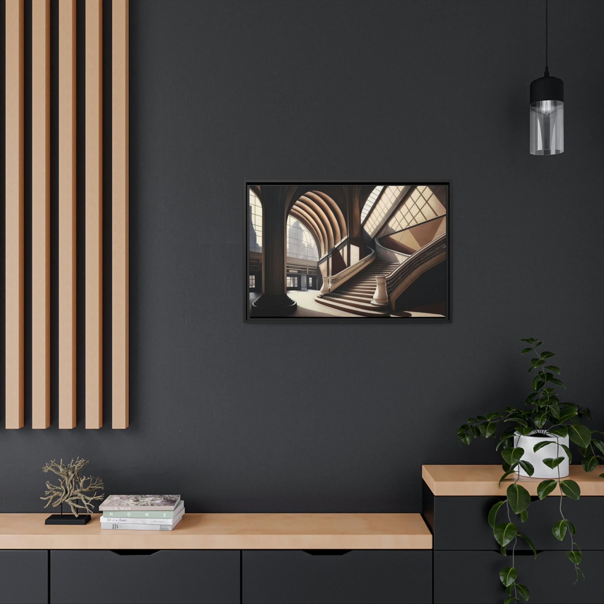 Architecture Enchanting Cityscape: Captivating Architecture on Natural Canvas & Poster