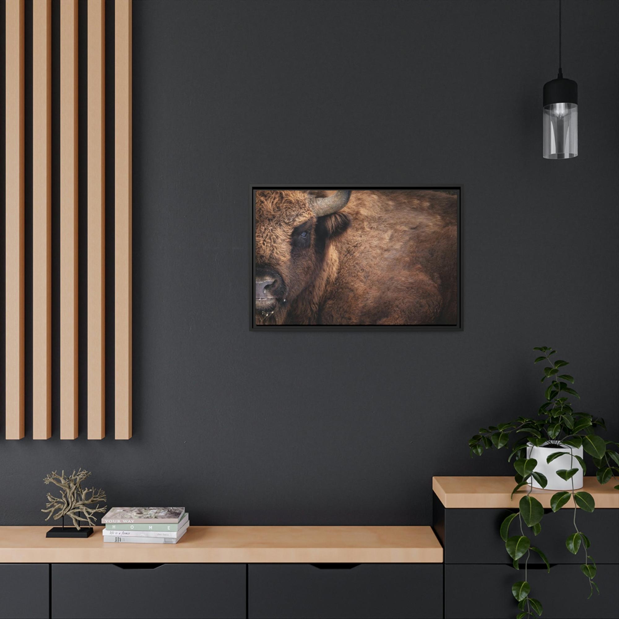 Bulls Artistic Bull Illustration: Natural Canvas and Poster Prints