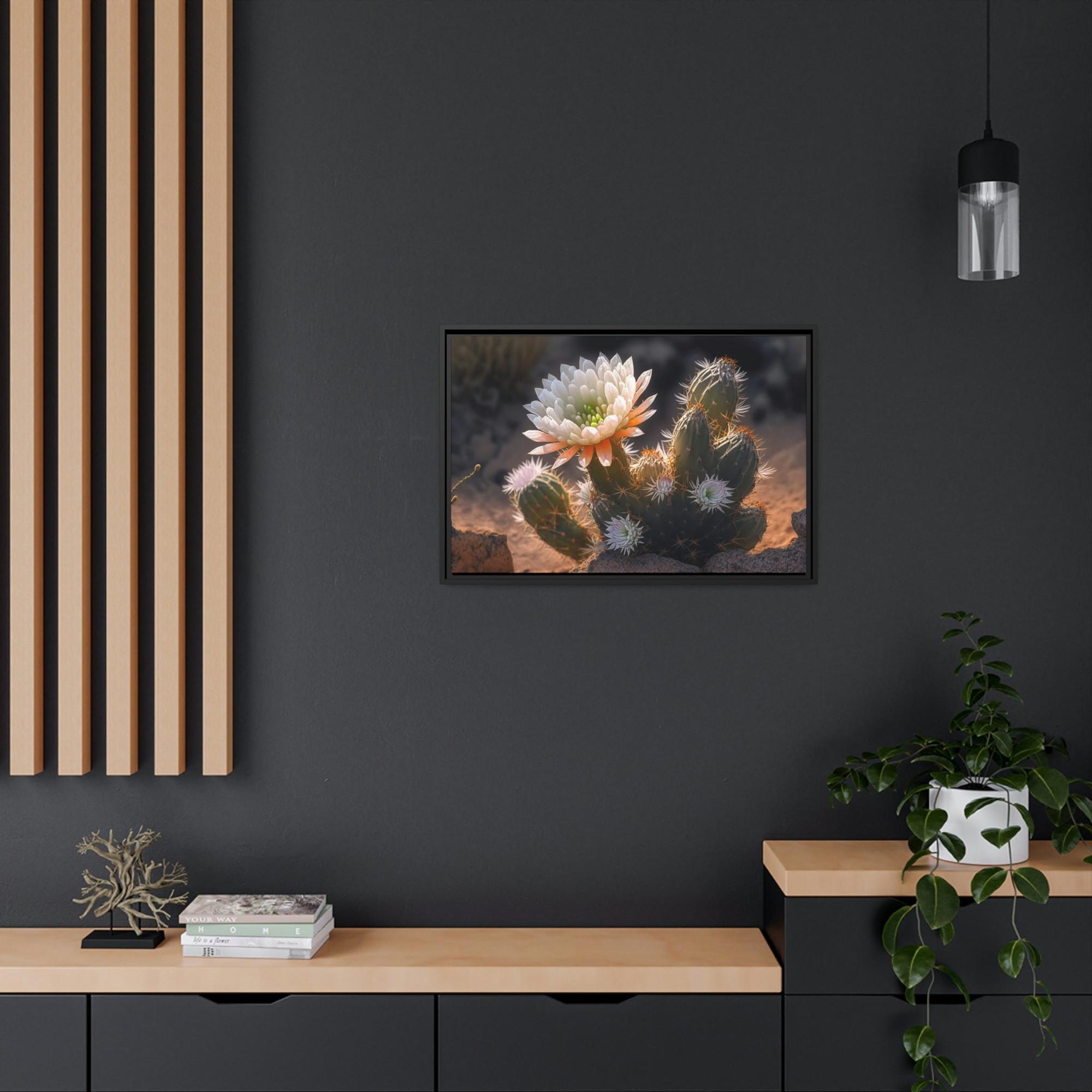 Cactus Cactus Wonderland: Canvas Print for a Whimsical and Playful Wall Decor
