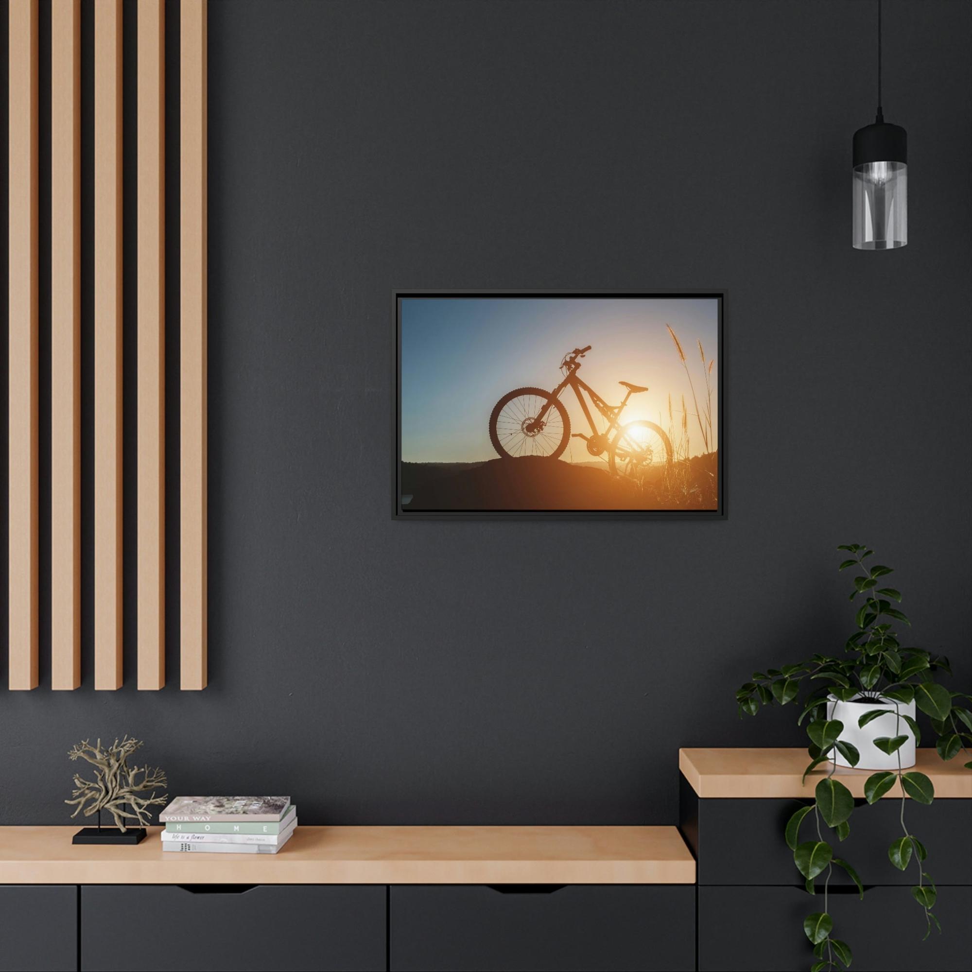 Bicycles Bicycles at Dawn: Scenic Poster for Your Home Office