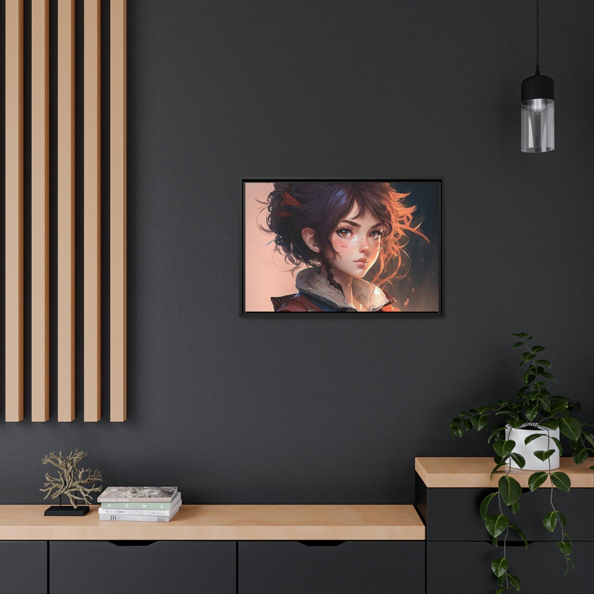 Anime The Art of Anime: Framed Poster of Your Favorite Anime Characters