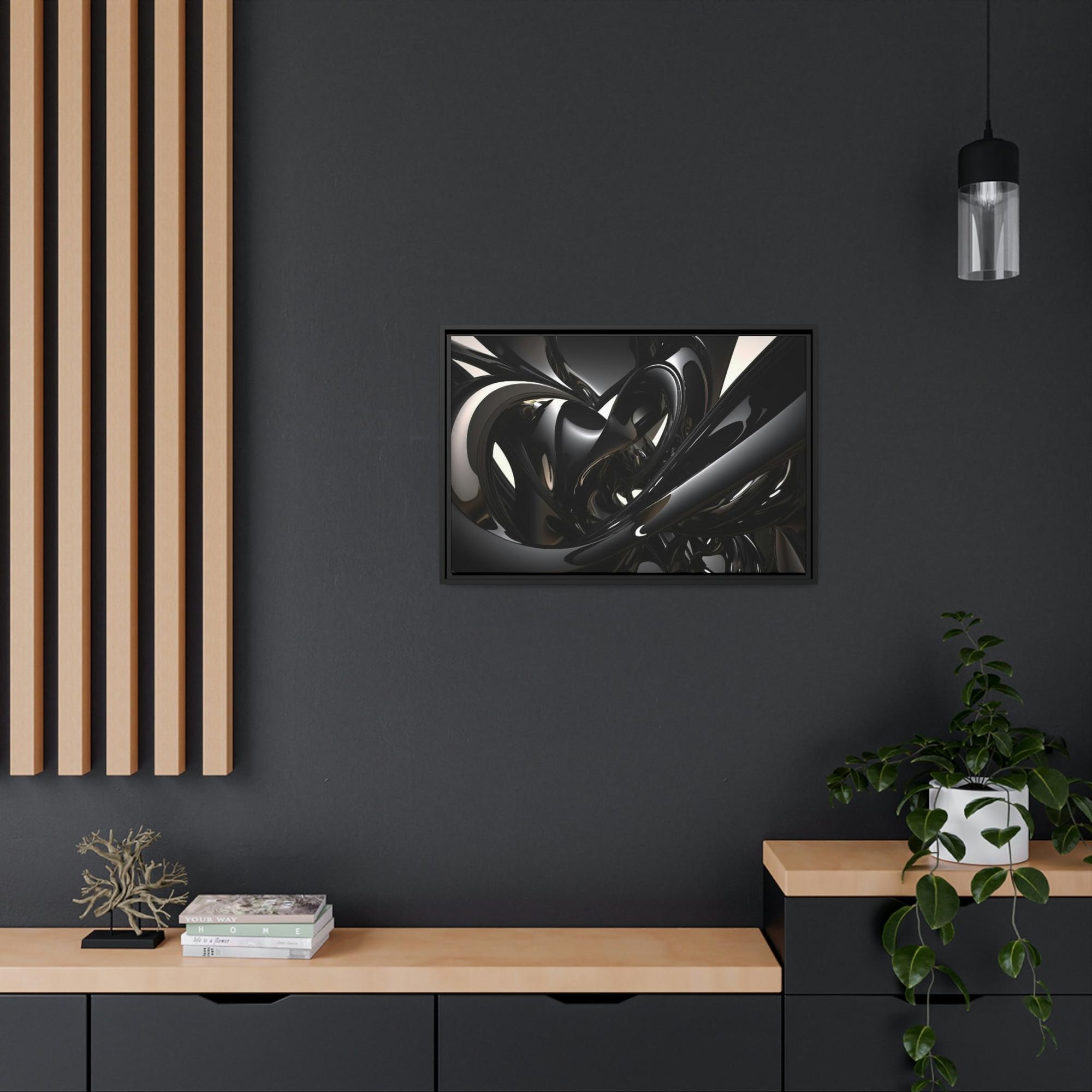 undefined The Beauty of Darkness: Framed Black Art Print