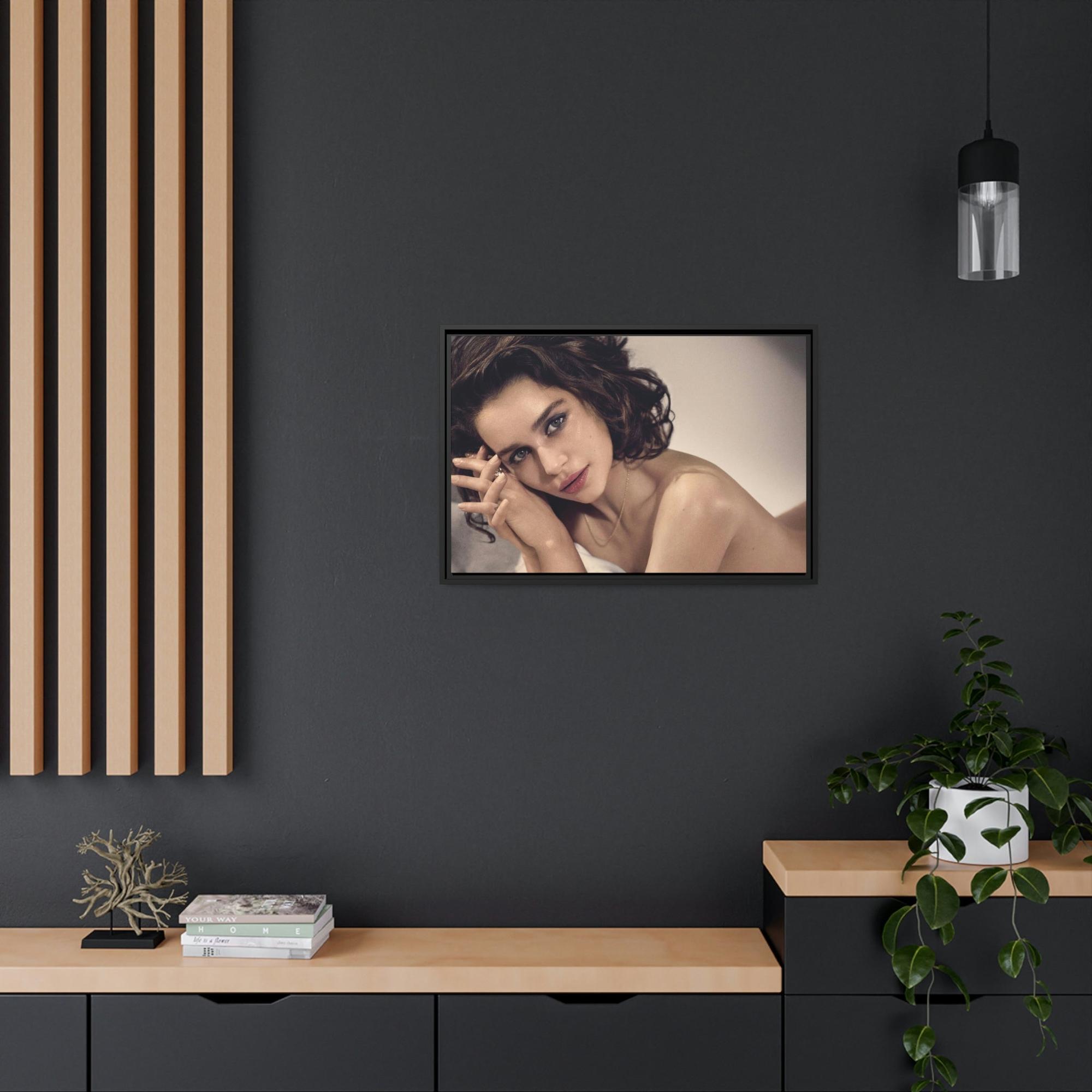 Celebrities Famous Faces: Art Prints of Celebritie on Natural Canvas