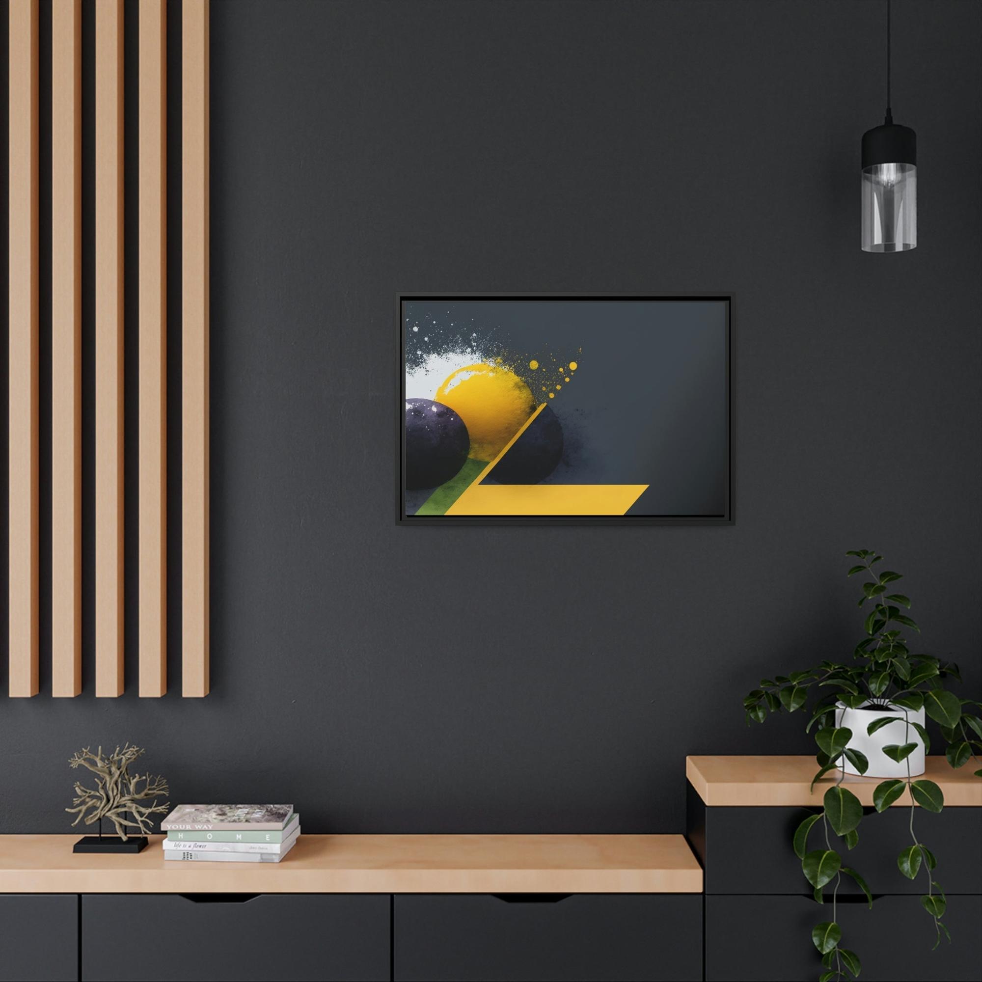 Abstract Minimalist Minimalist Harmony: A Print on Canvas & Poster of an Abstract Composition