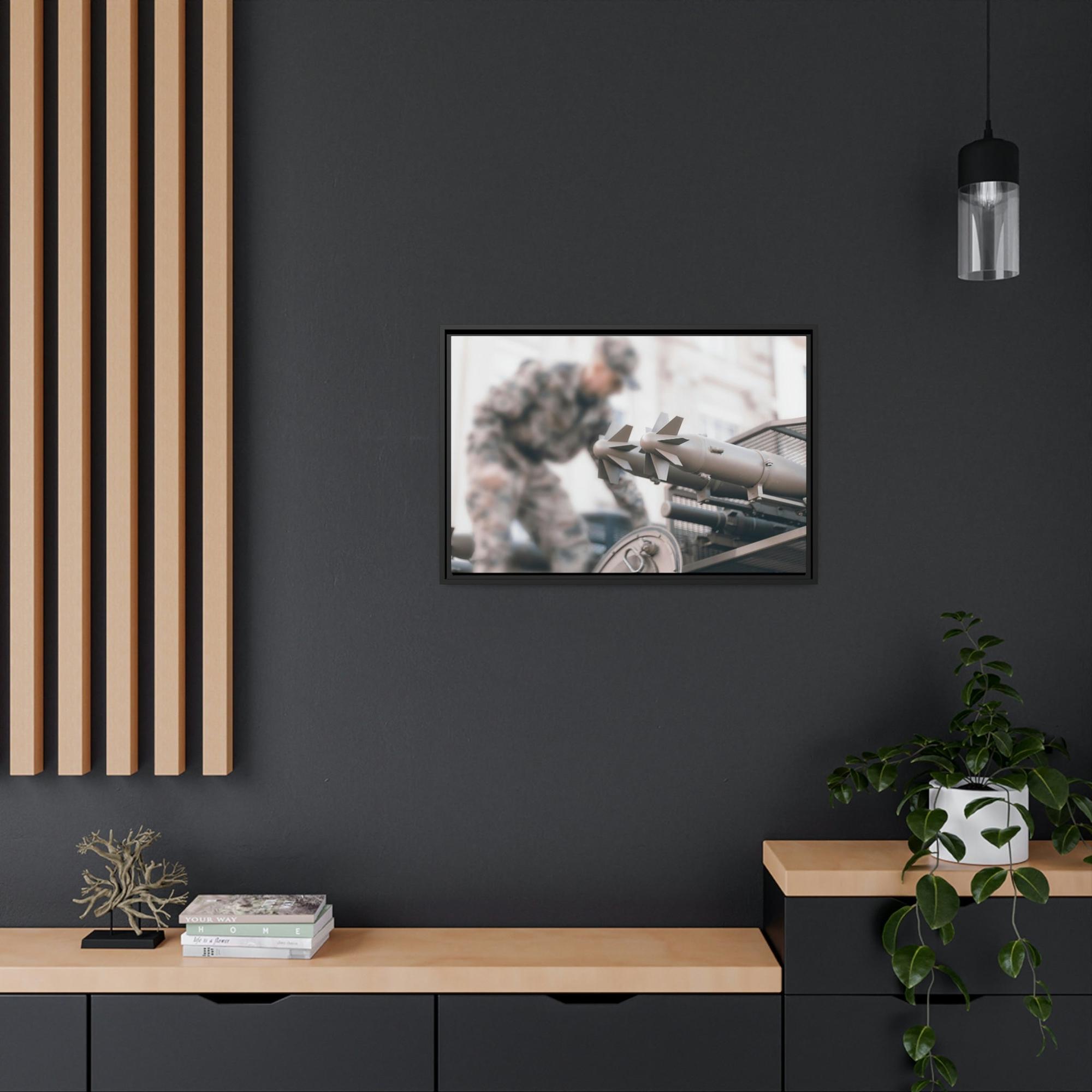 Army Patriotic Spirit: Canvas Art Featuring Army Soldiers in Action