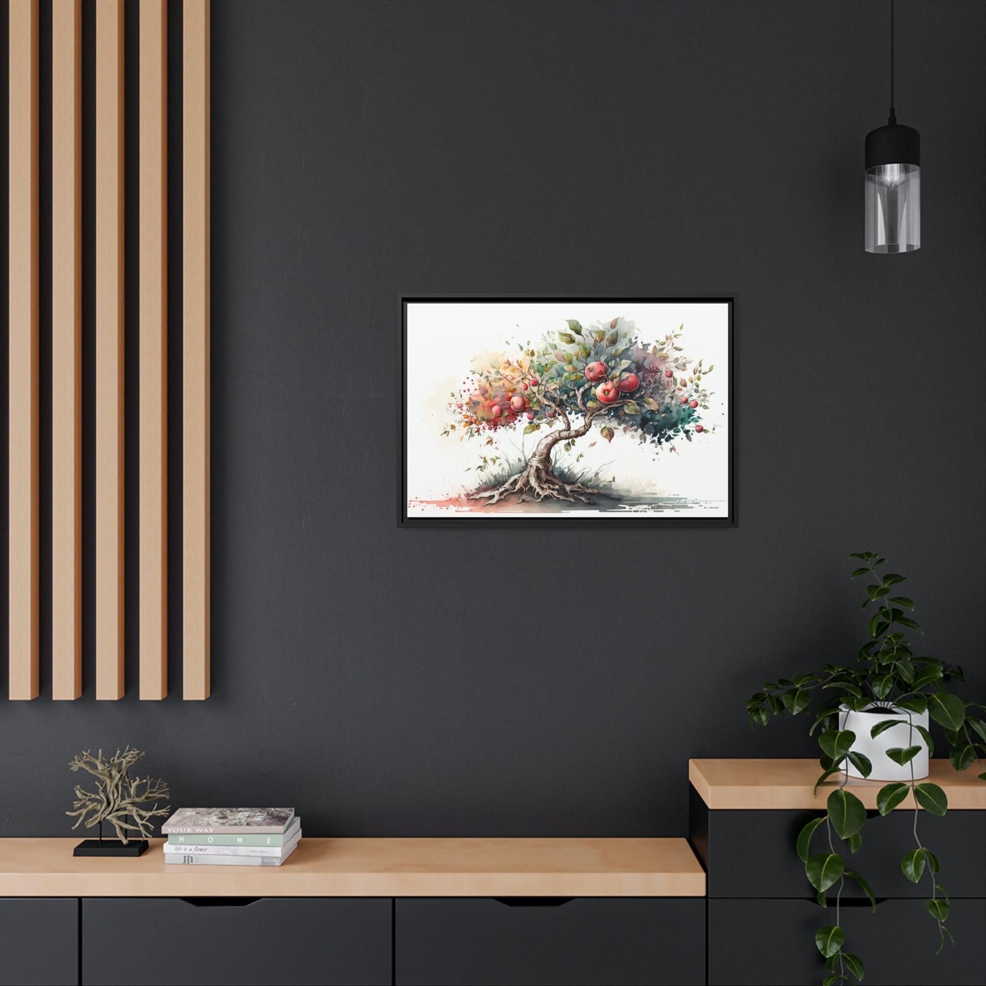 Apple Trees Tapestry of Apple Trees: Natural Canvas & Poster Print of Orchards
