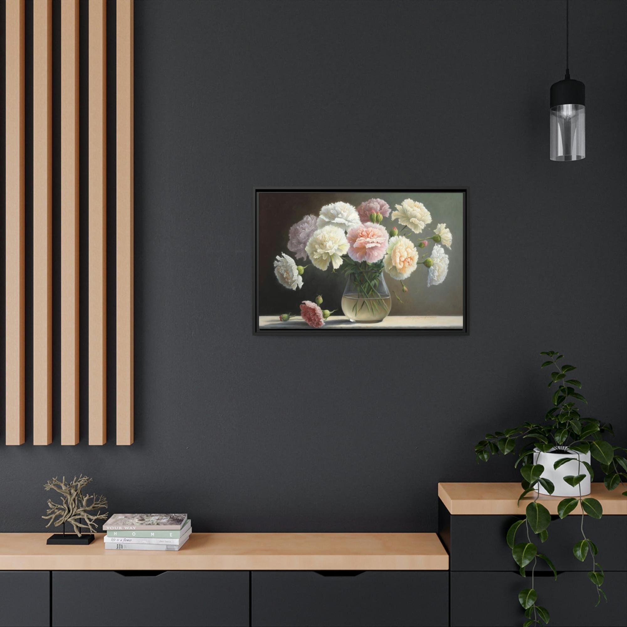 Carnations Garden Treasures: Carnations Print on Canvas and Art Prints for Your Home