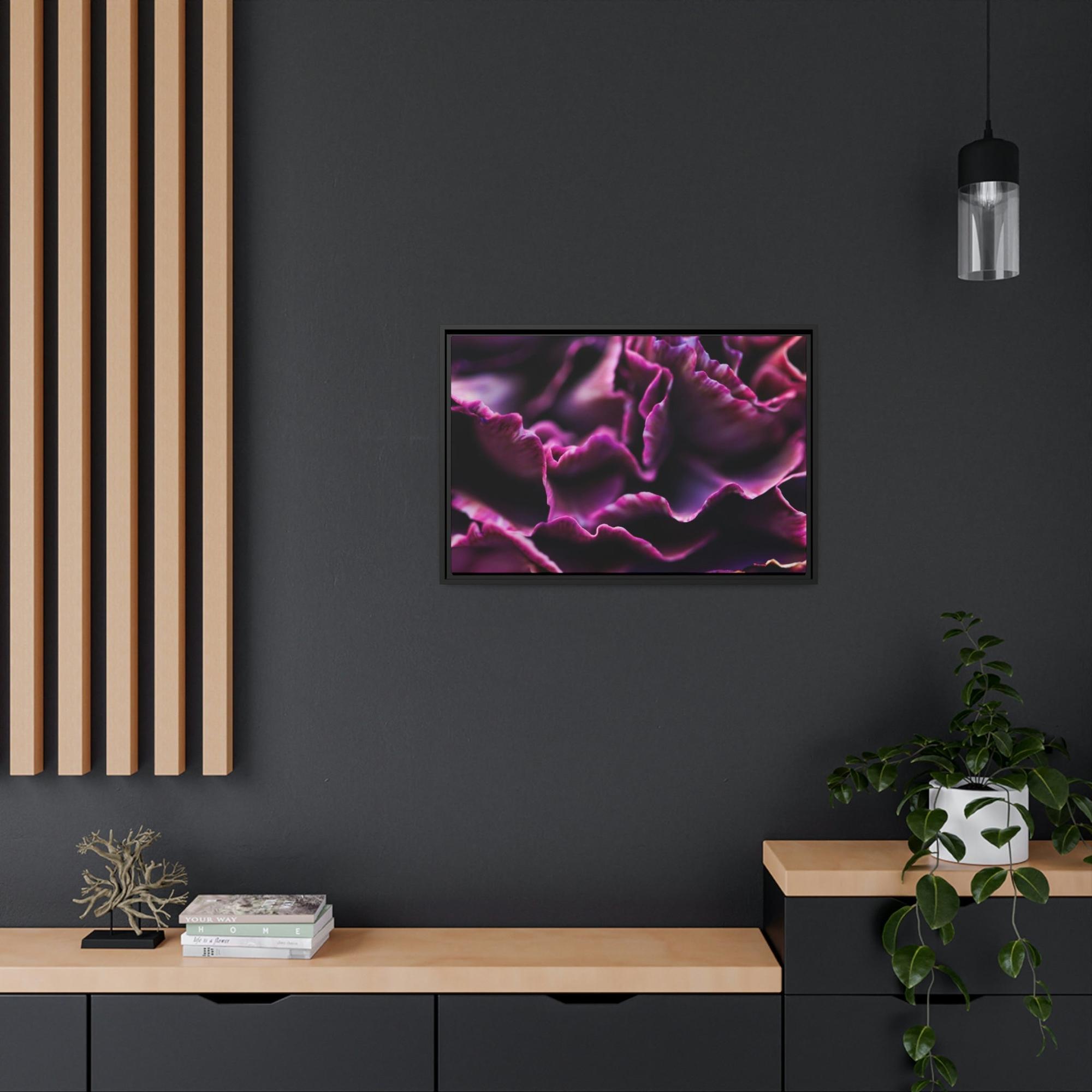 Carnations Colorful Petals: Framed Canvas and Wall Art of Carnations for Your Walls