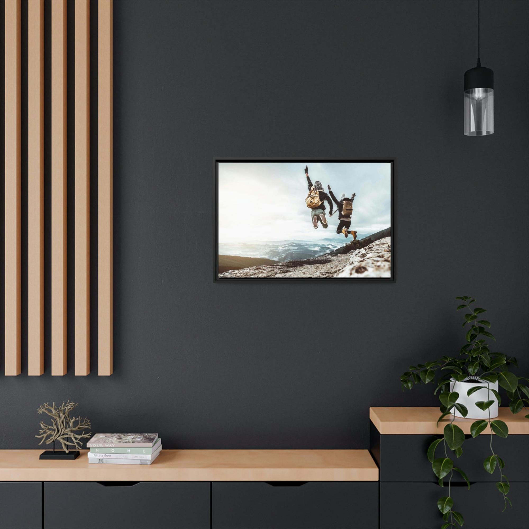 Action And Adventure The Power of Adventure in Art Form: A Vibrant Print on a Framed Poster