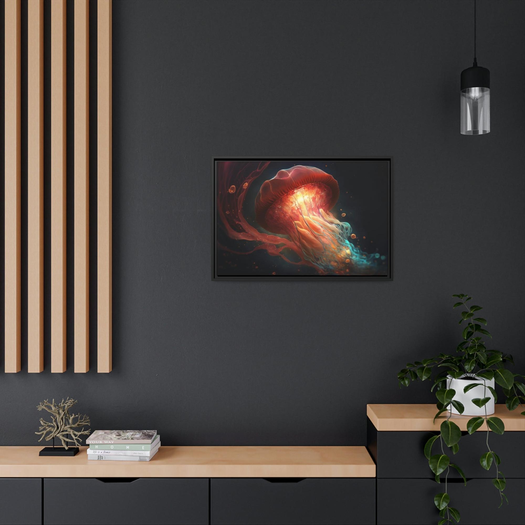Jellyfishs The Graceful Dance: Jellyfish Wall Art Collection on Canvas