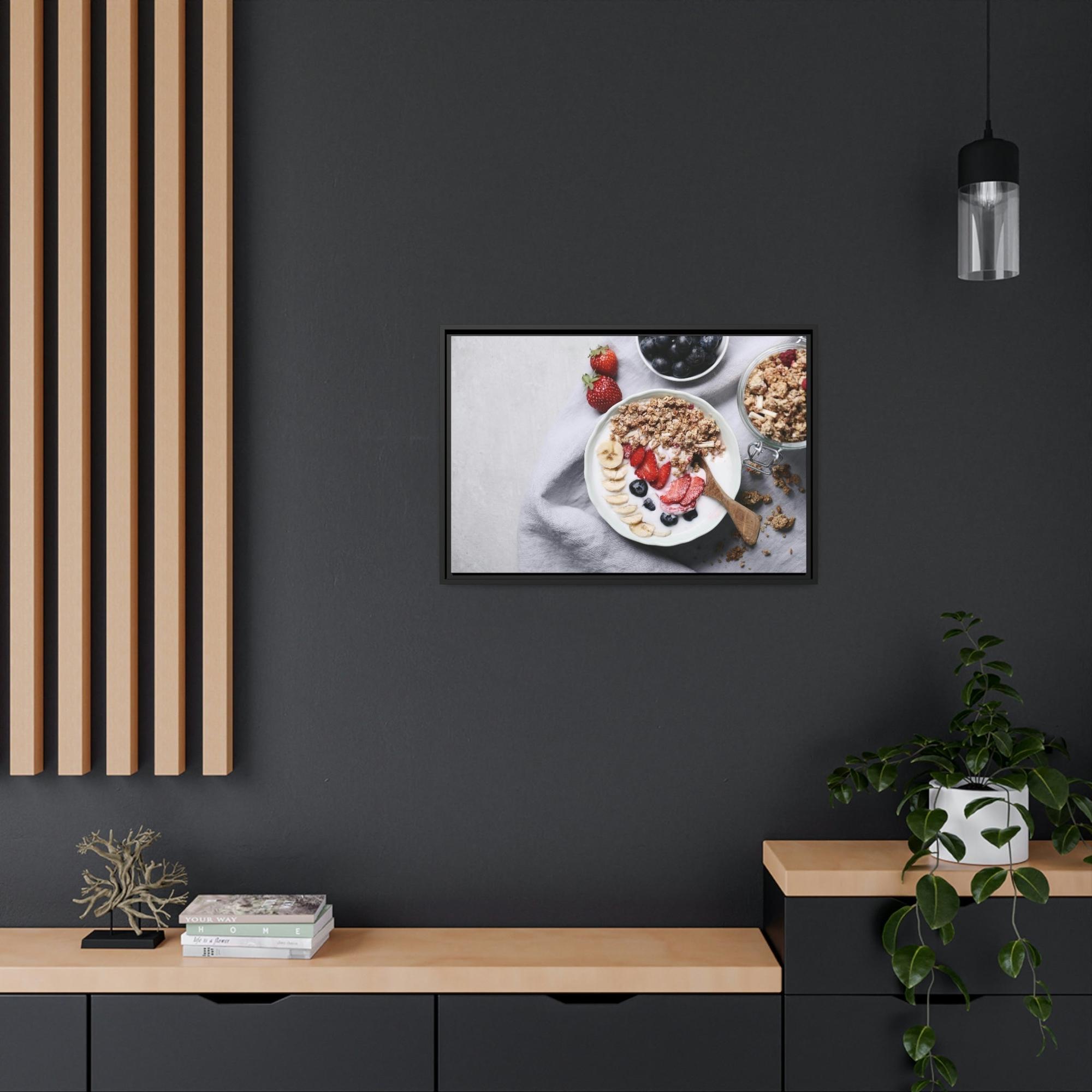 Breakfast Delicious Morning: Canvas Print of a Sumptuous Breakfast Spread