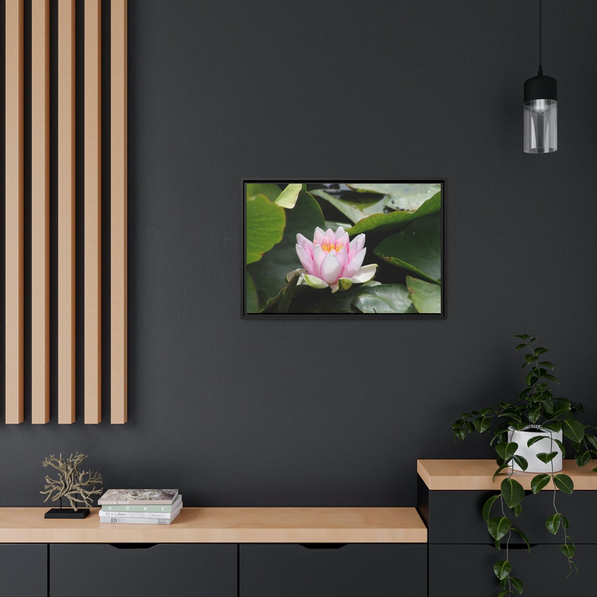 Lotuses Serenity in Lotuses: Natural Canvas & Poster Wall Art