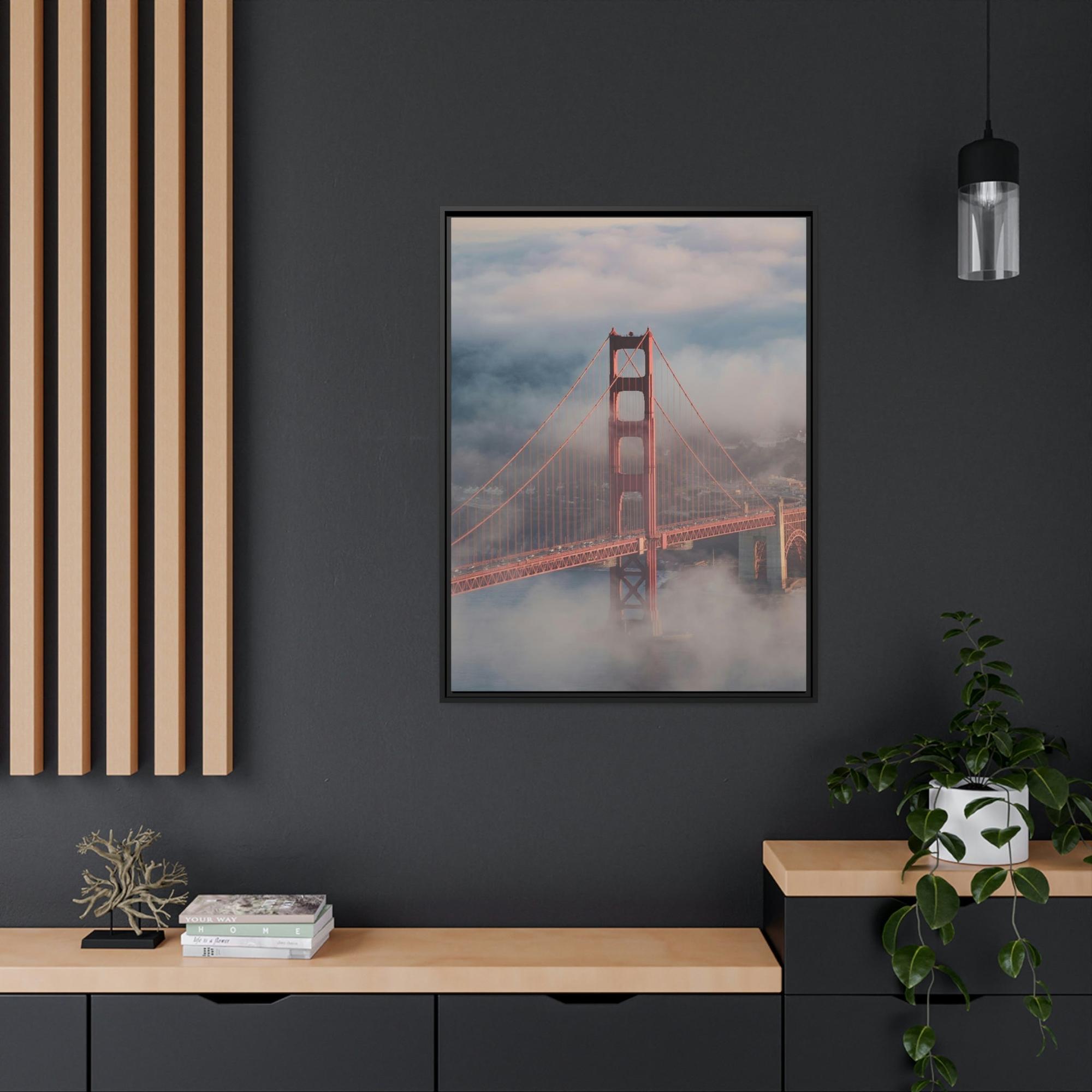 Bridge Majestic Bridge in the City: Impressive Wall Art for Your Home or Office
