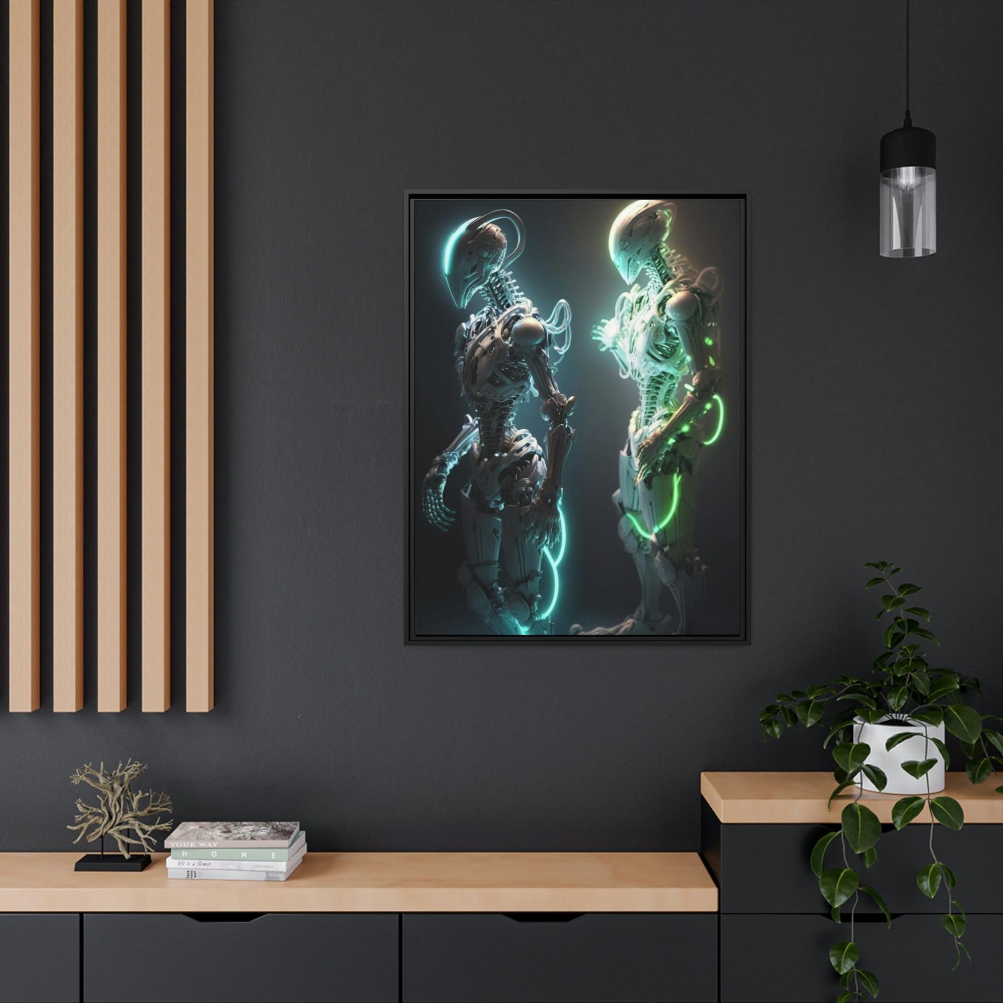 Aliens Beyond the Stars: A Stunning Wall Art Depiction of Alien Worlds
