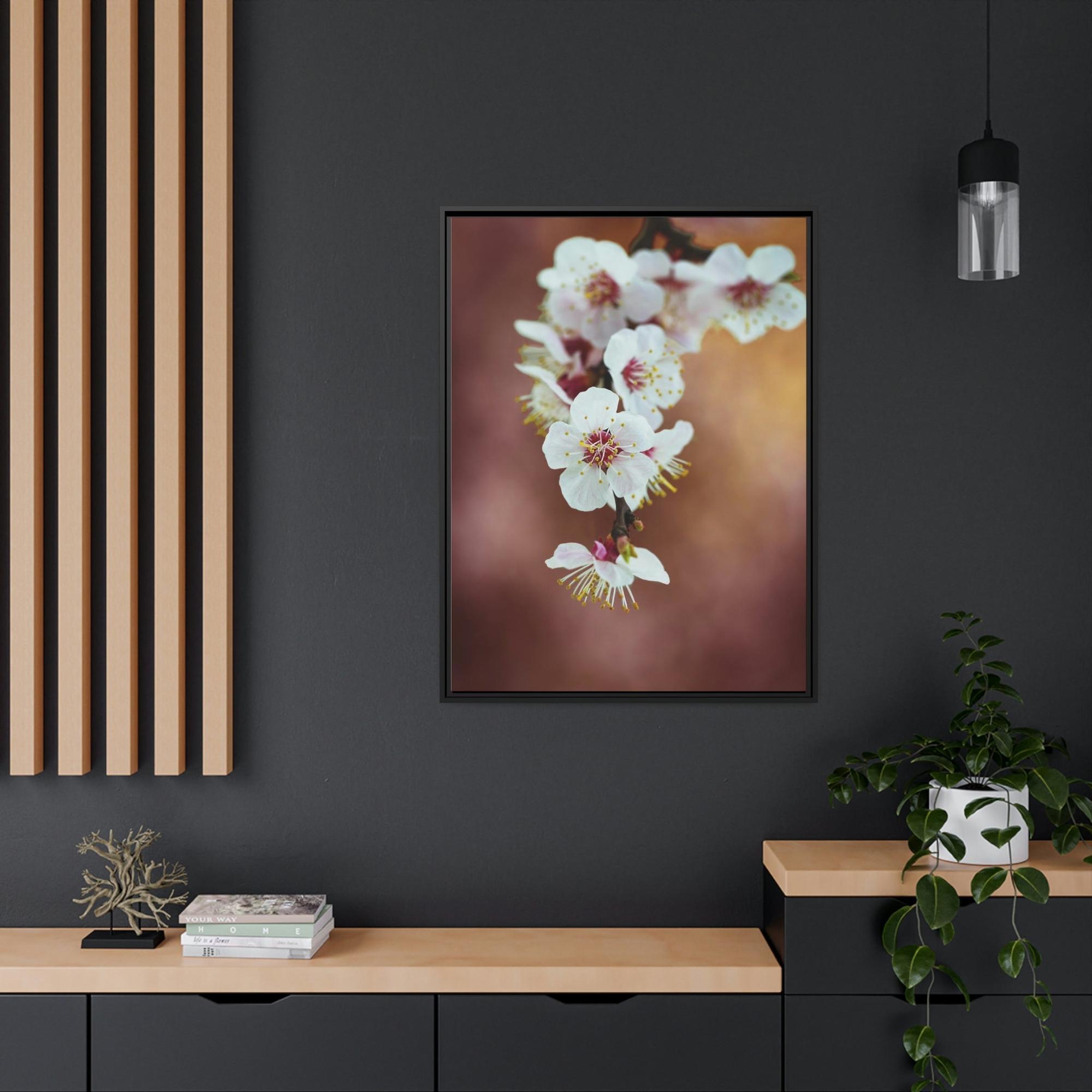 Almond Blossoms Almond Blossoms in Bloom: Framed Canvas & Poster Wall Art
