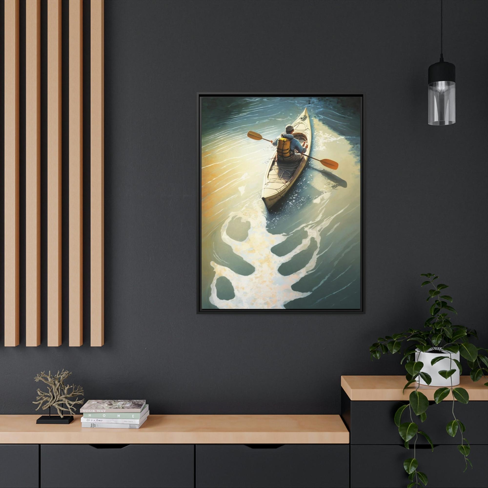 Boating Boating Bliss: Wall Art and Print on Canvas with Relaxing Boating Art