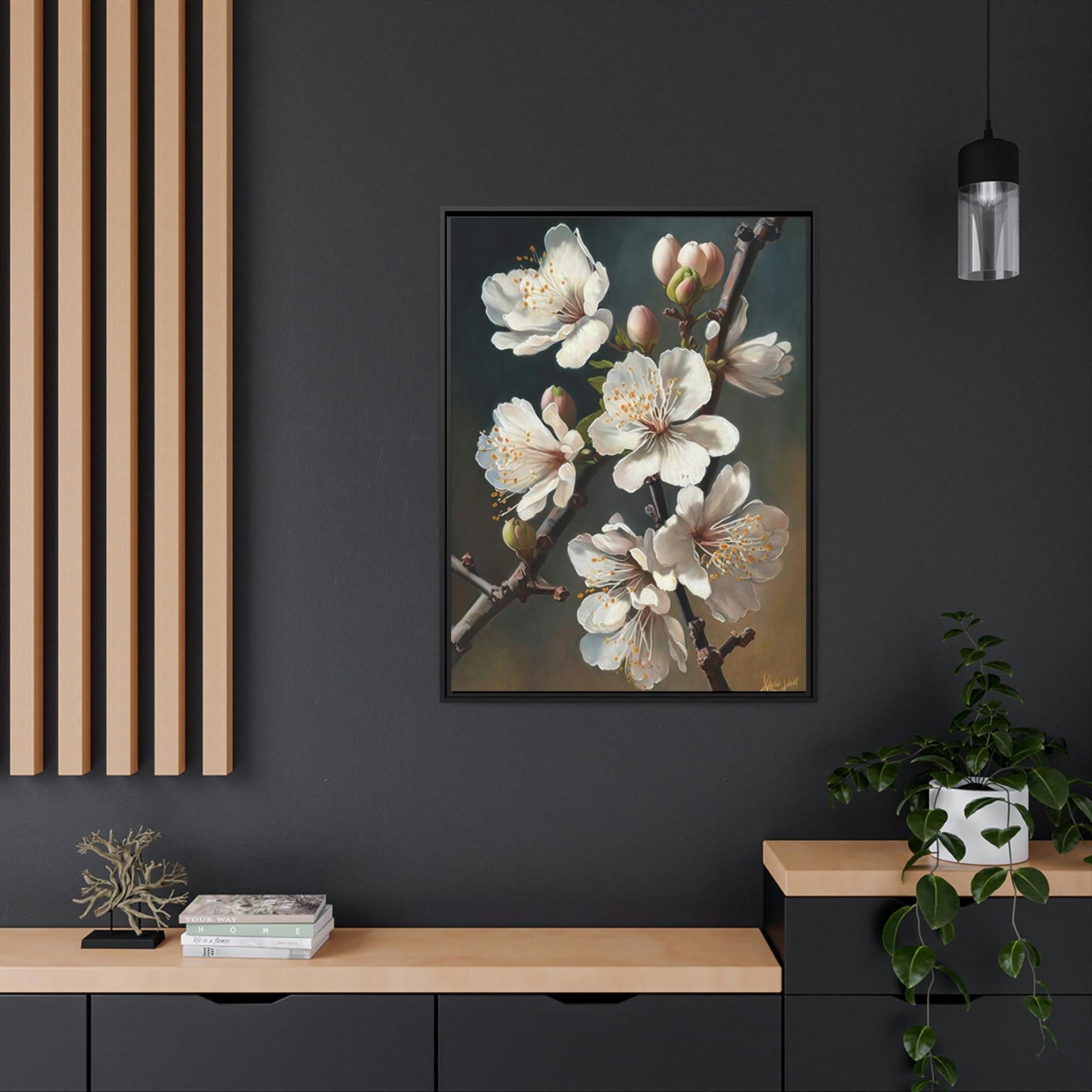 Almond Blossoms The Promise of Spring: Poster & Canvas Print of Blooming Almond Trees