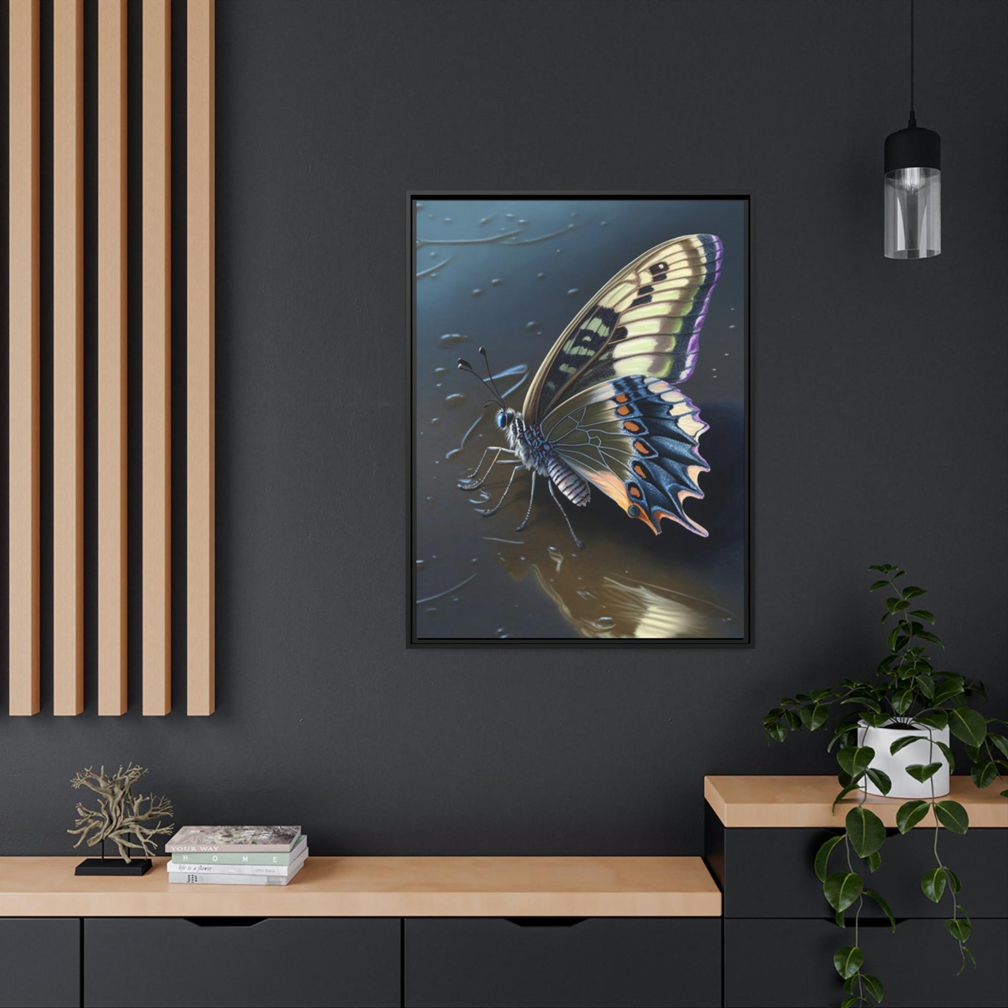 Butterflys Fluttering Wings: Natural Canvas & Poster Print of Colorful Butterflies