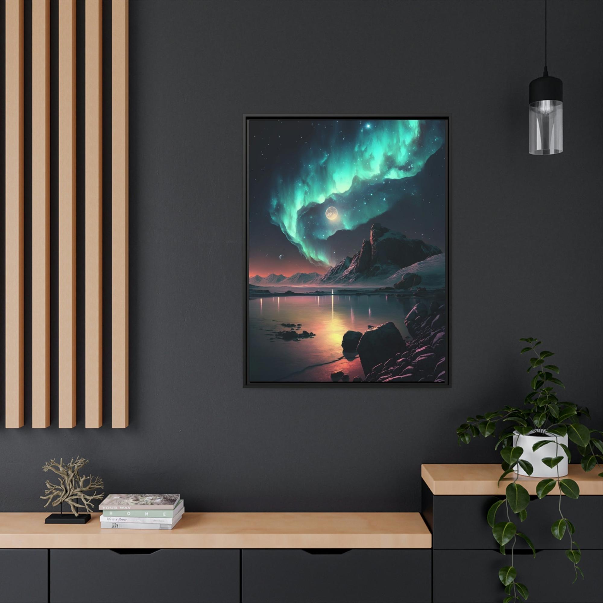 Aurora Borealis Mesmerizing Aurora Borealis Art Print: High-Quality Wall Decor for Your Space