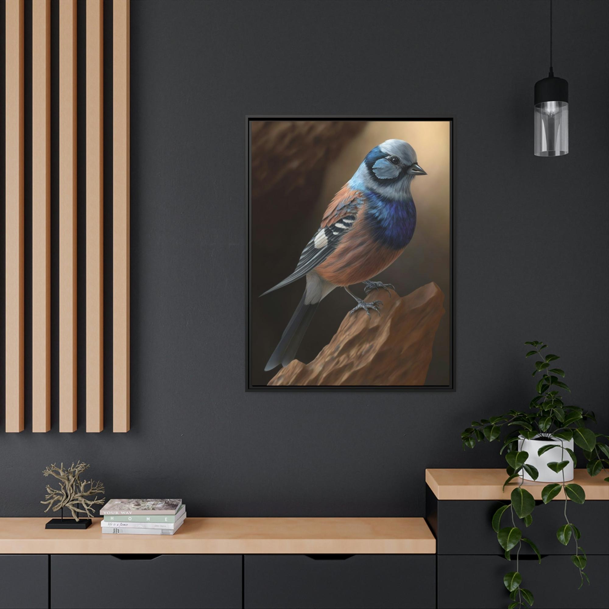 Birds The Rainbow of Feathers: A Print on Canvas & Poster of Birds with Vivid Colors