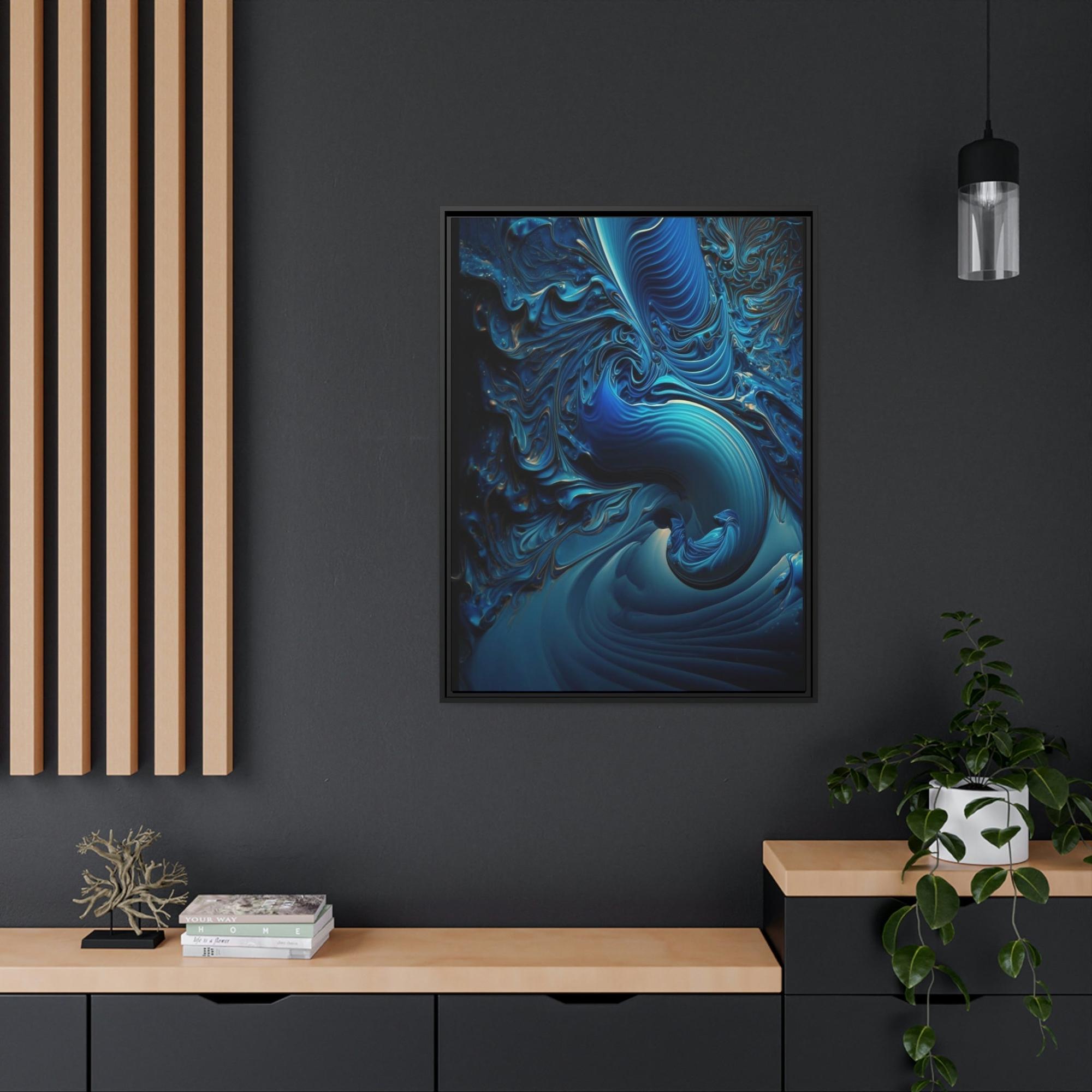 Blue Into the Blue: Gorgeous Blue Themed Canvas Art for Your Home or Office