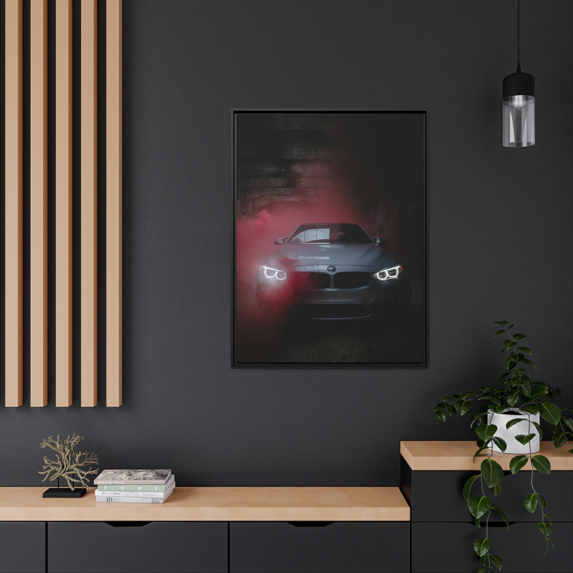 Bmw BMW's Automotive Mastery: Premium Print on Framed Poster & Canvas