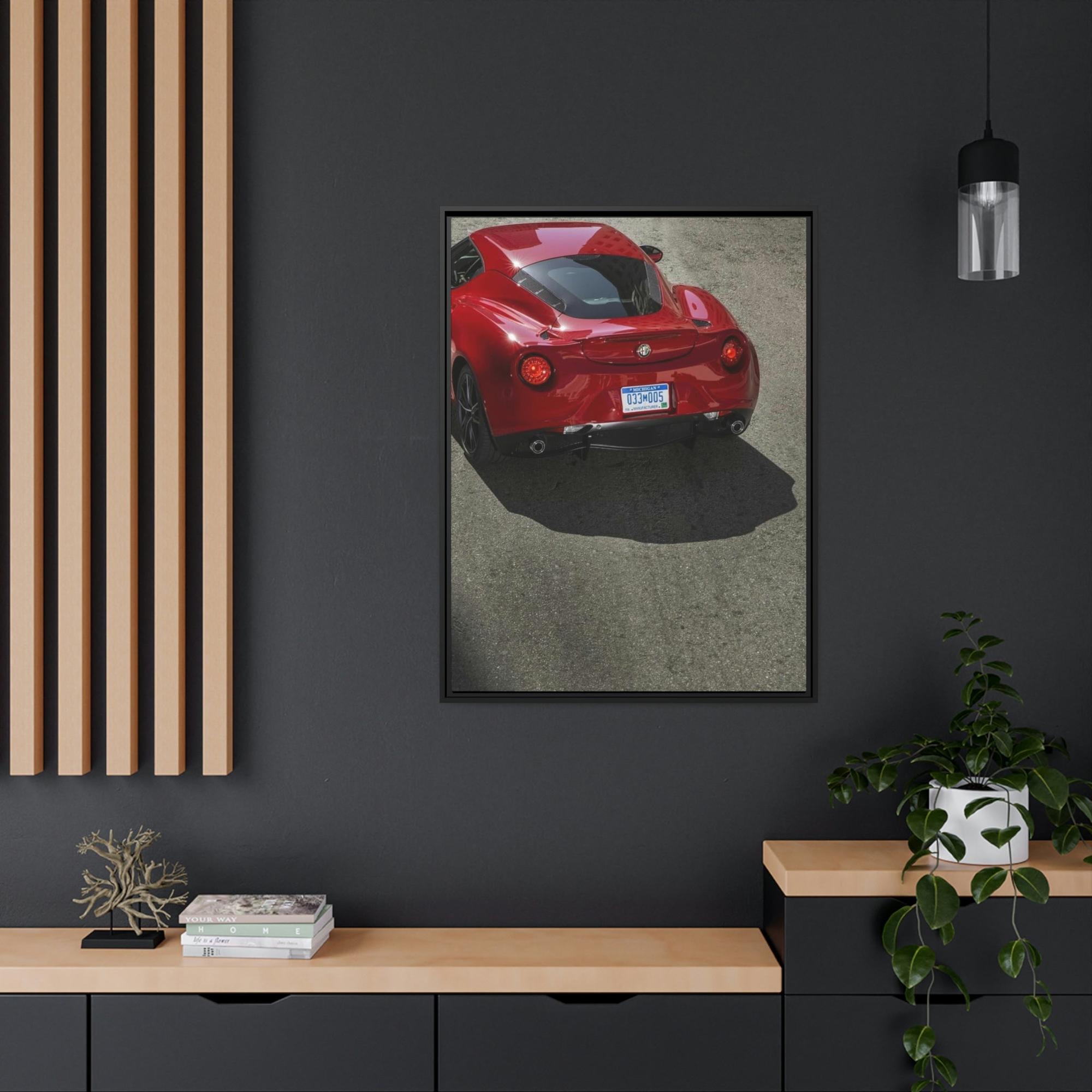 Alfa Romeo Speed and Grace: A Wall Art Print of an Alfa Romeo in Motion