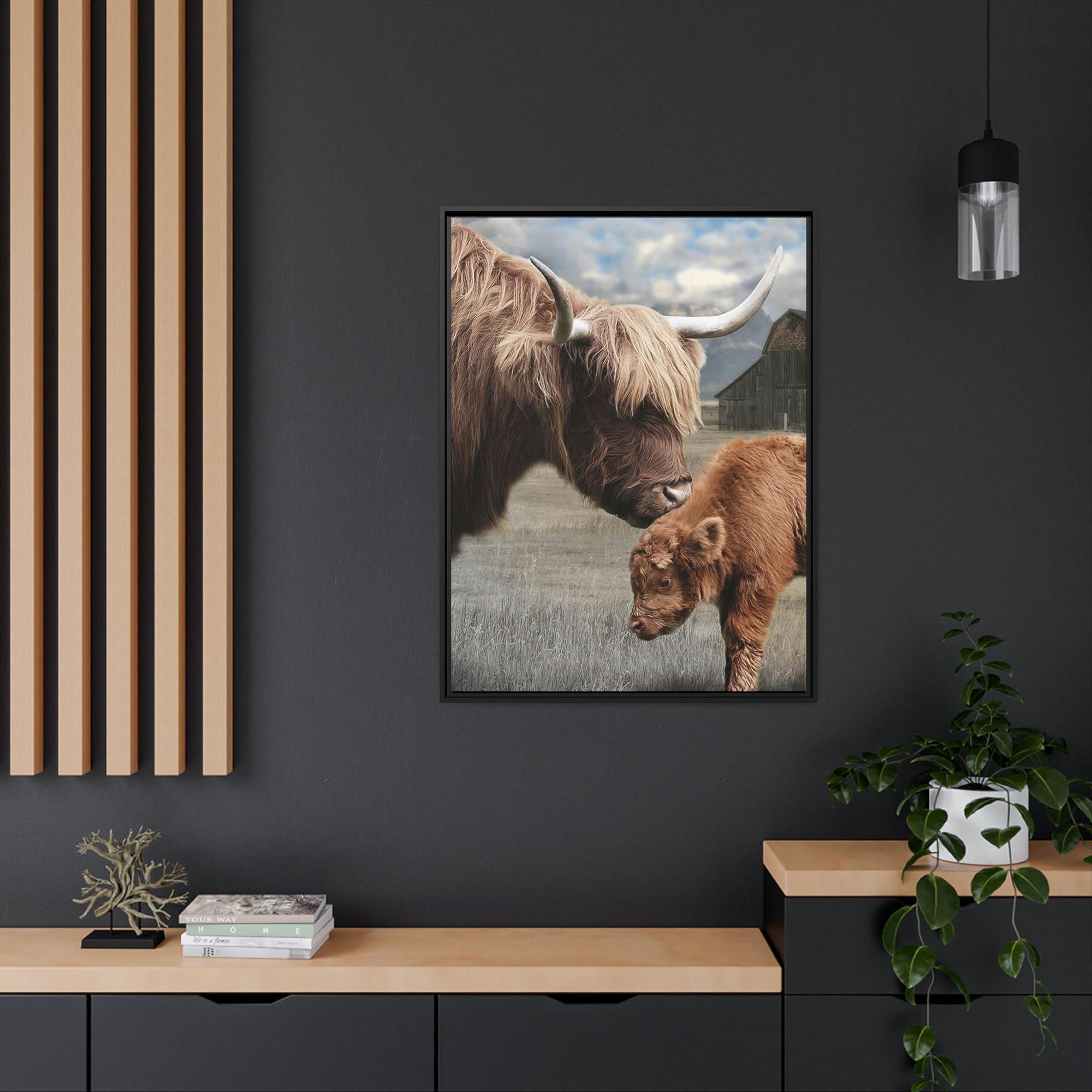Highland Cow Highland Cow | Shaggy Cows Art — Pixoram