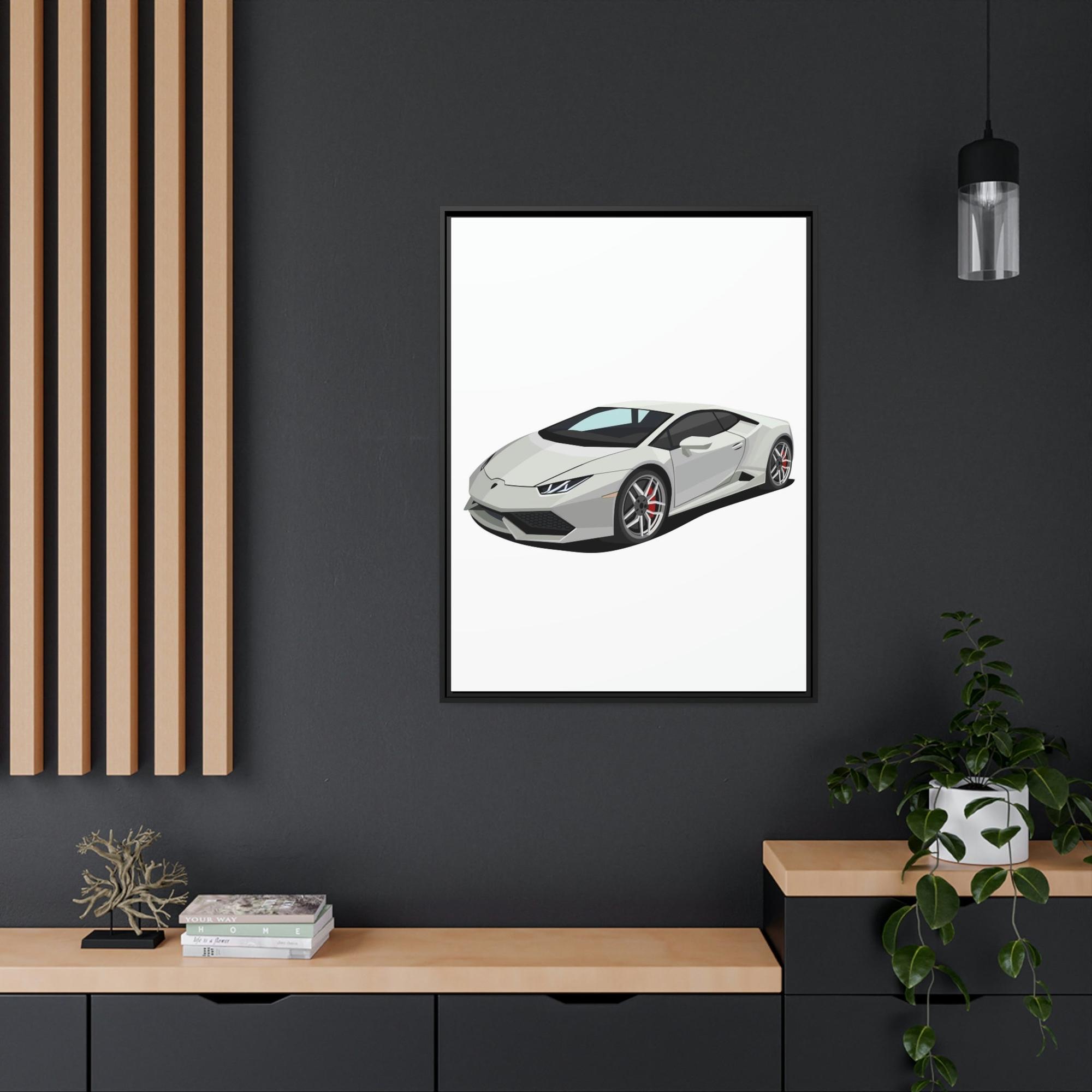 Lamborghini Lamborghini's Track Legend: Canvas & Poster Art of a Supercar