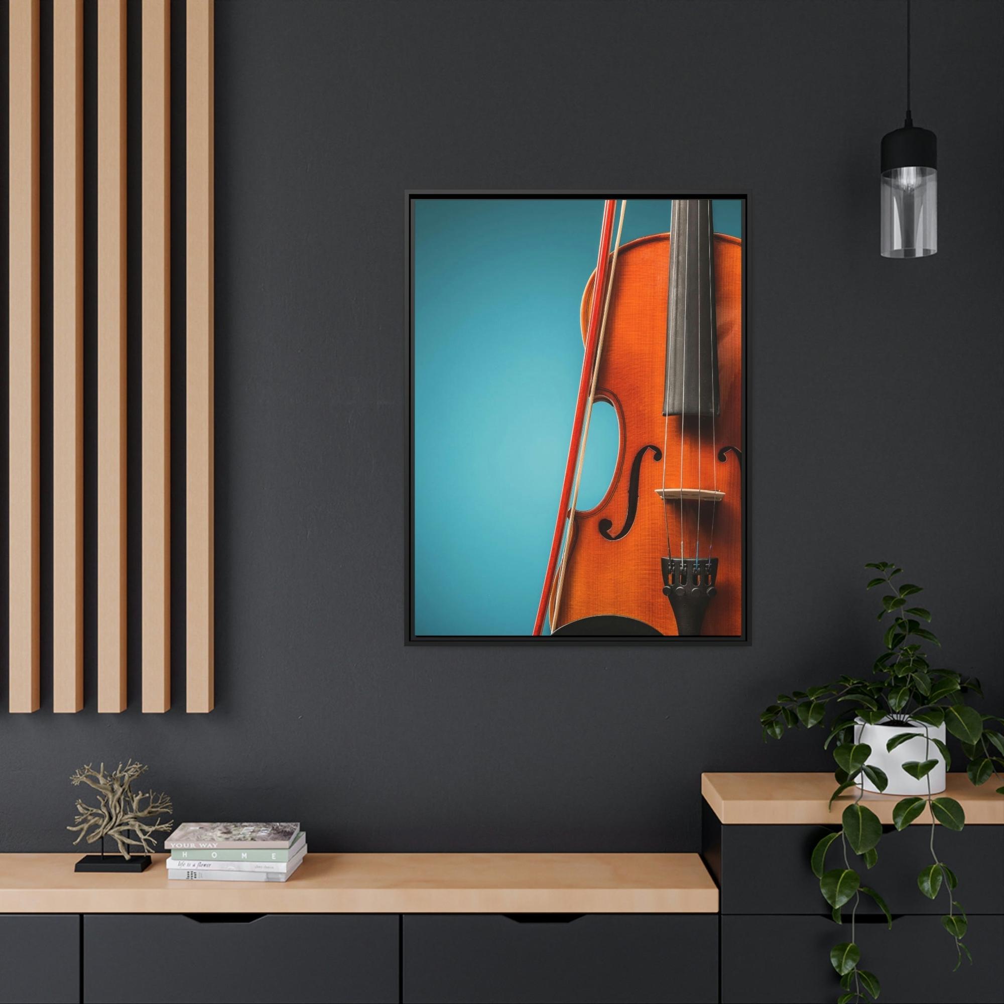 Cello Harmonious Hues: Cello Wall Art on Canvas