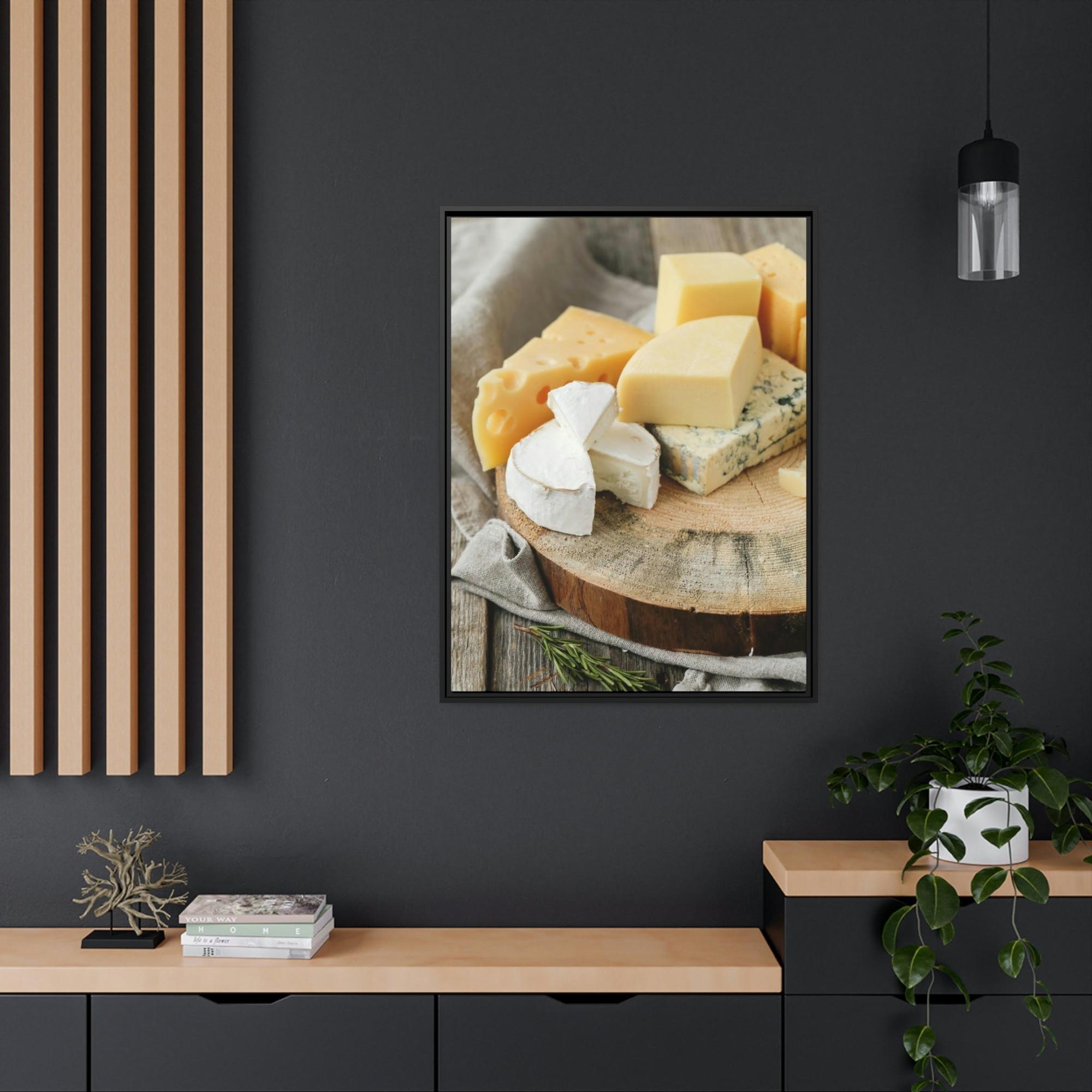 Cheese The Beauty of Cheese: Premium Canvas Prints of Artfully Arranged Cheese Plates