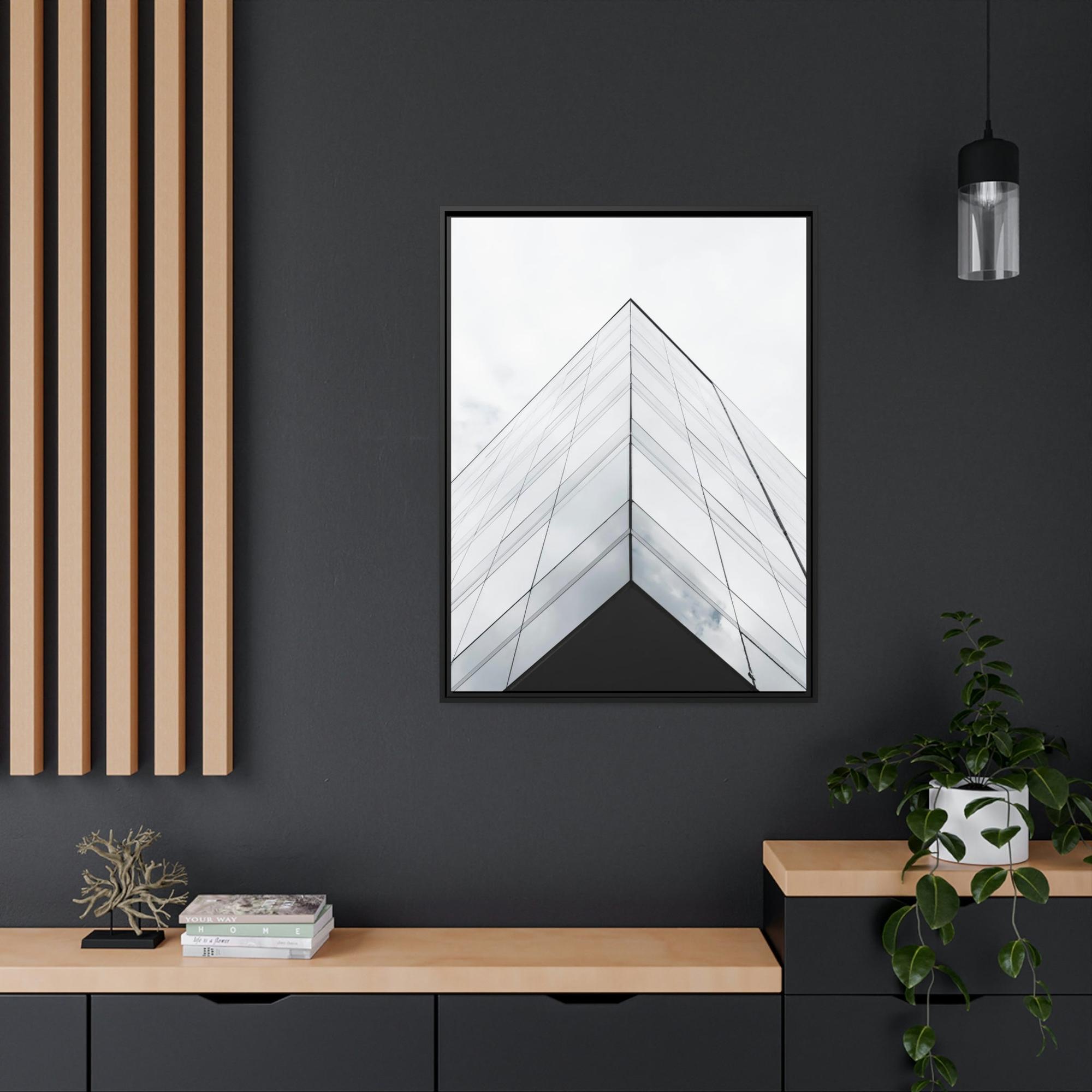 Architecture The Grandeur of Cities: Framed Canvas & Poster Print of Iconic Buildings and Landmarks