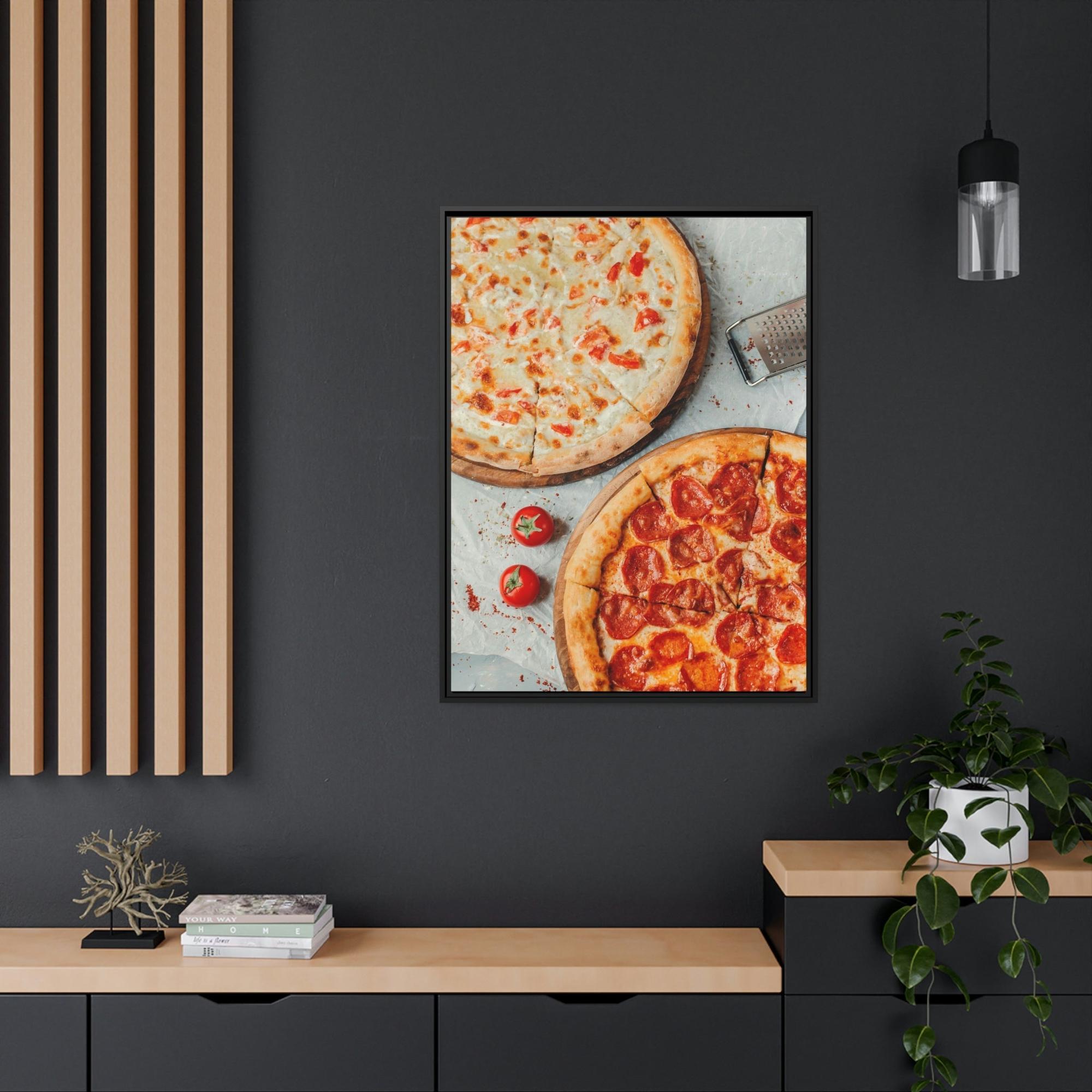 undefined Pizza Art: Framed Posters of Pizza as a High Art Subject for Sophisticated Taste