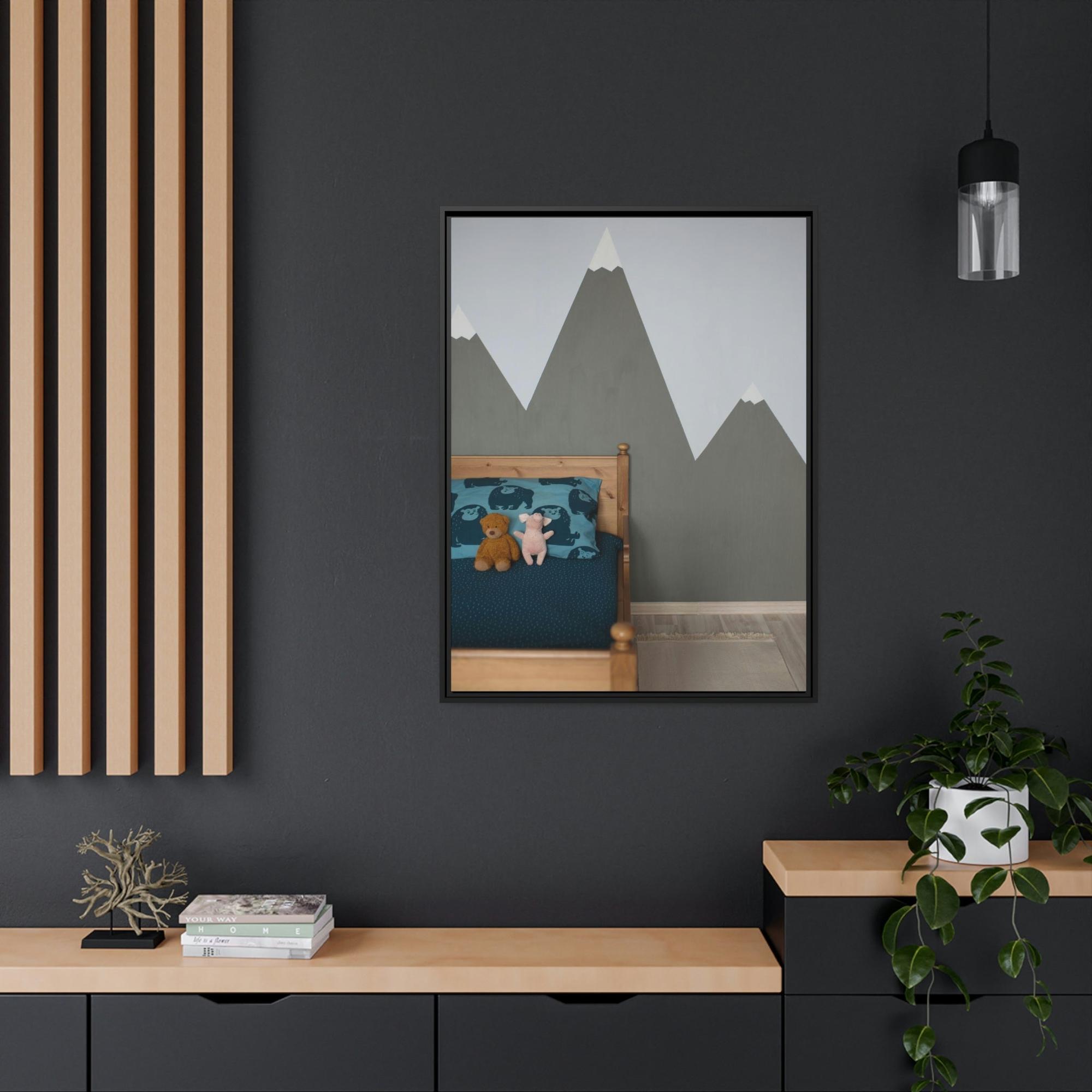 Books Adventure Awaits: Boys Room Canvas Wall Art